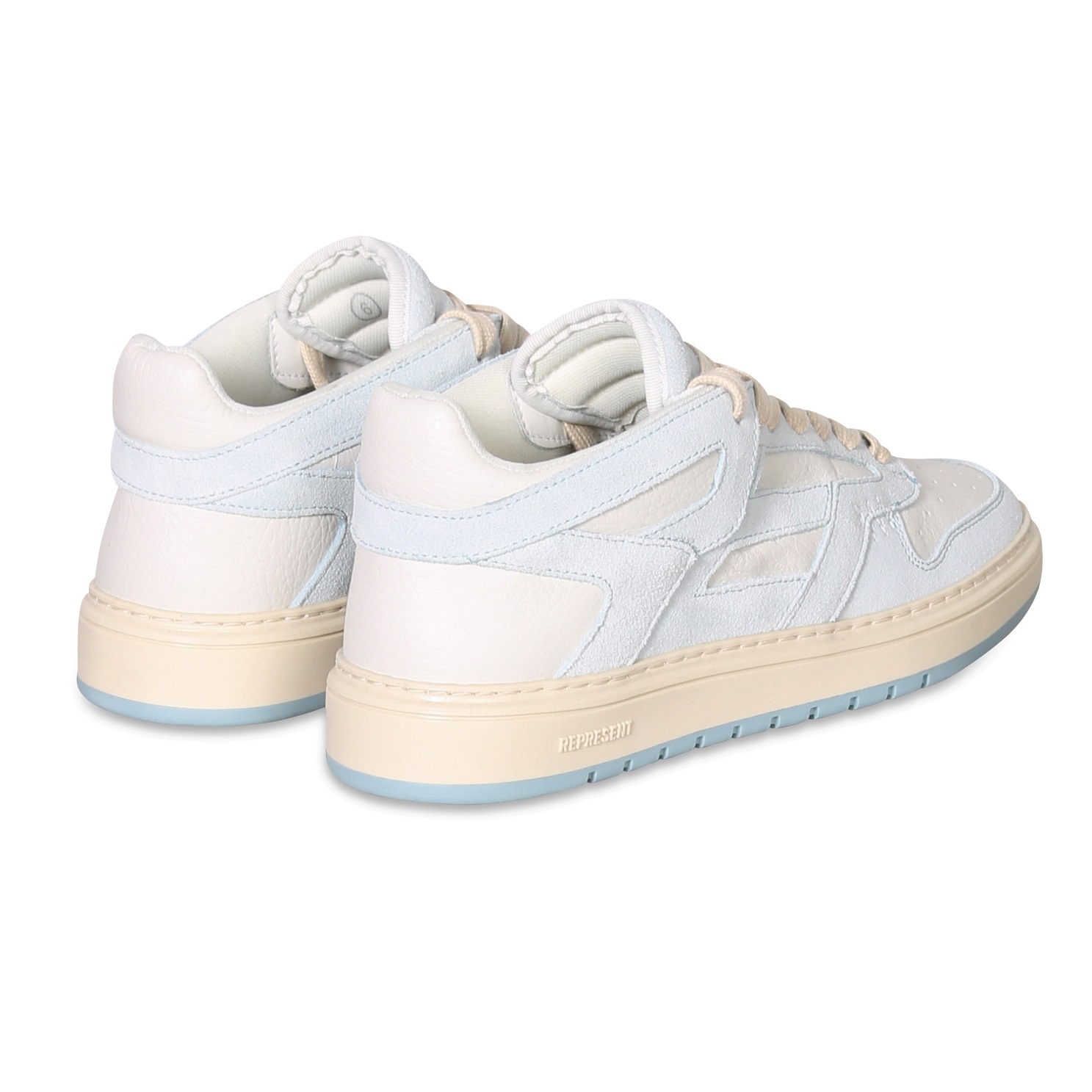 REPRESENT Reptor Low Sneaker in Suede Baby Blue 41