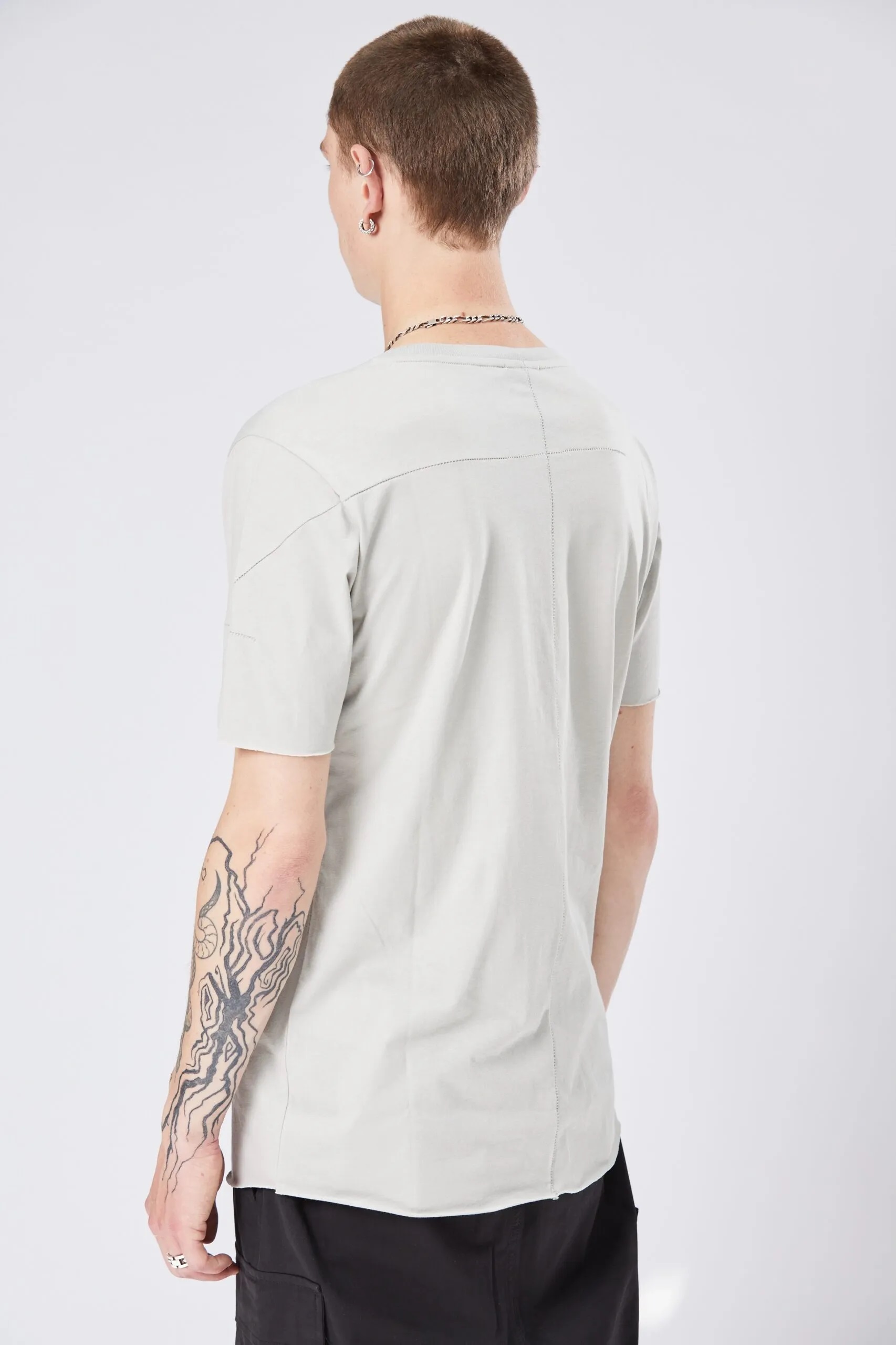 THOM KROM T-Shirt in Silver XL