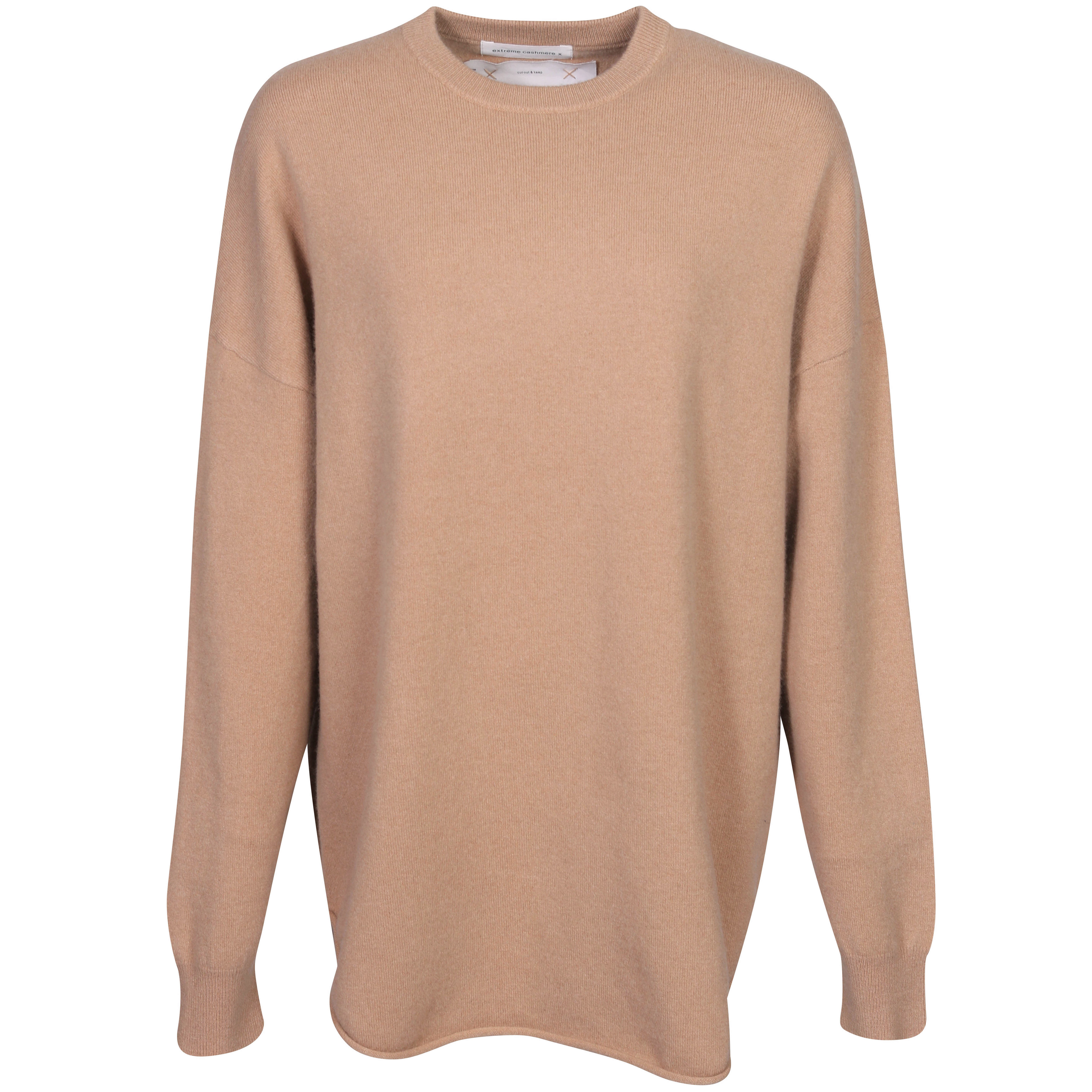 Extreme Cashmere Sweater N°53 Crew Hop in Camel