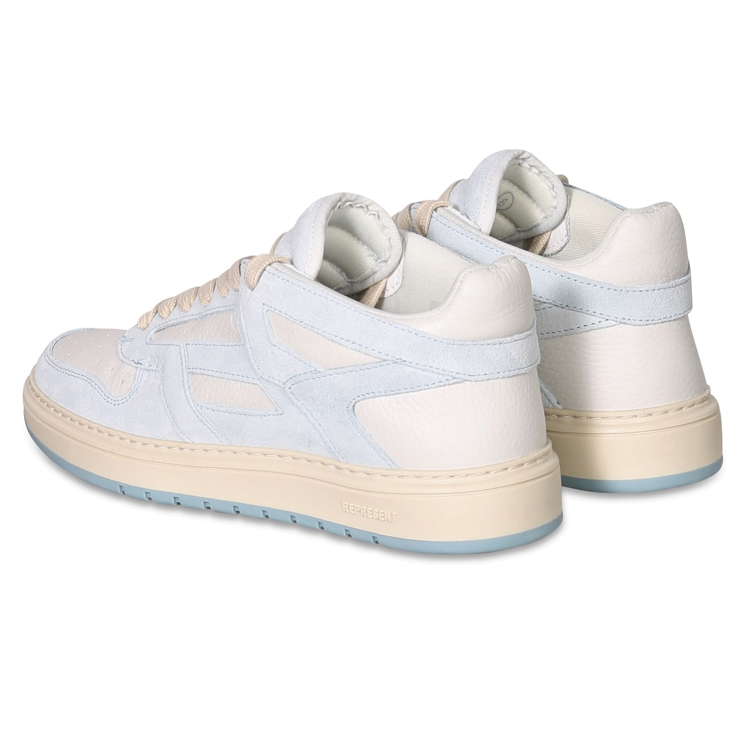 REPRESENT Reptor Low Sneaker in Suede Baby Blue 44