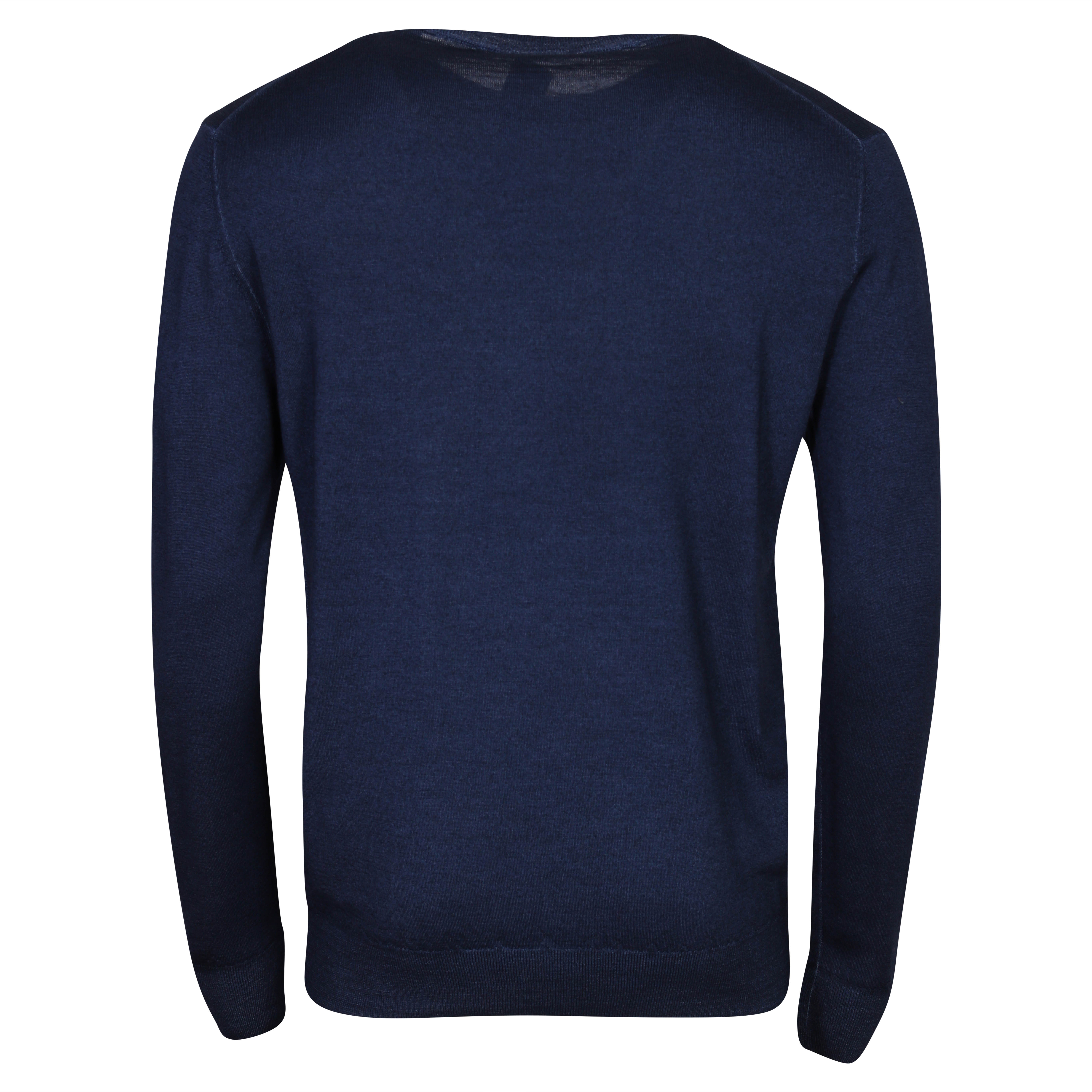 Aspesi Knit Pullover in Blue Melange