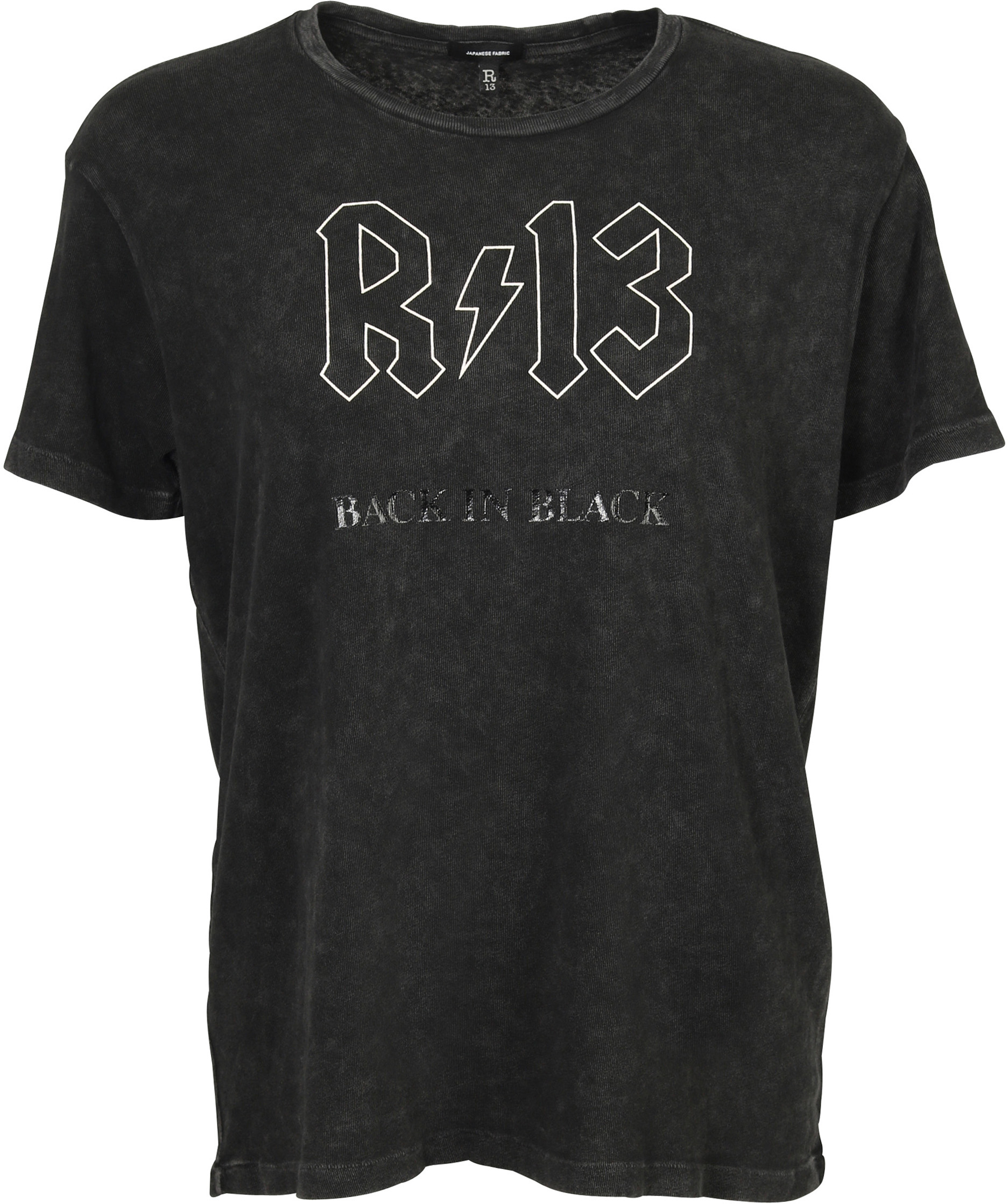 R13 T-Shirt Back In Black