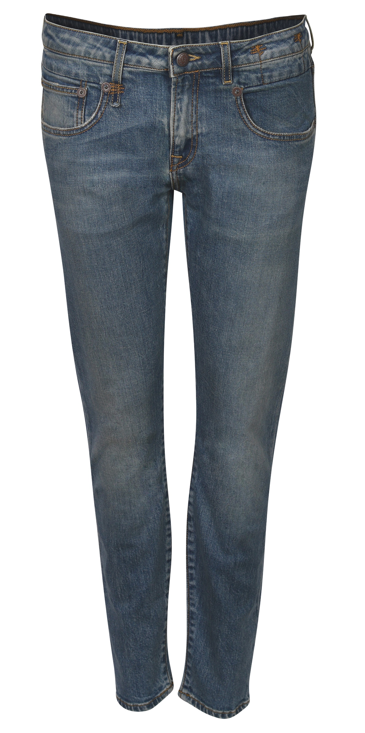 R13 Boy Skinny Jasper Blue Washed