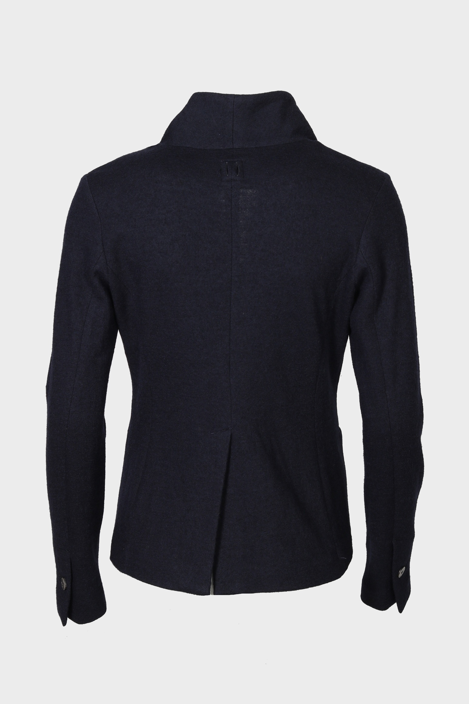 HANNES ROETHER Wool Jacket in Navy