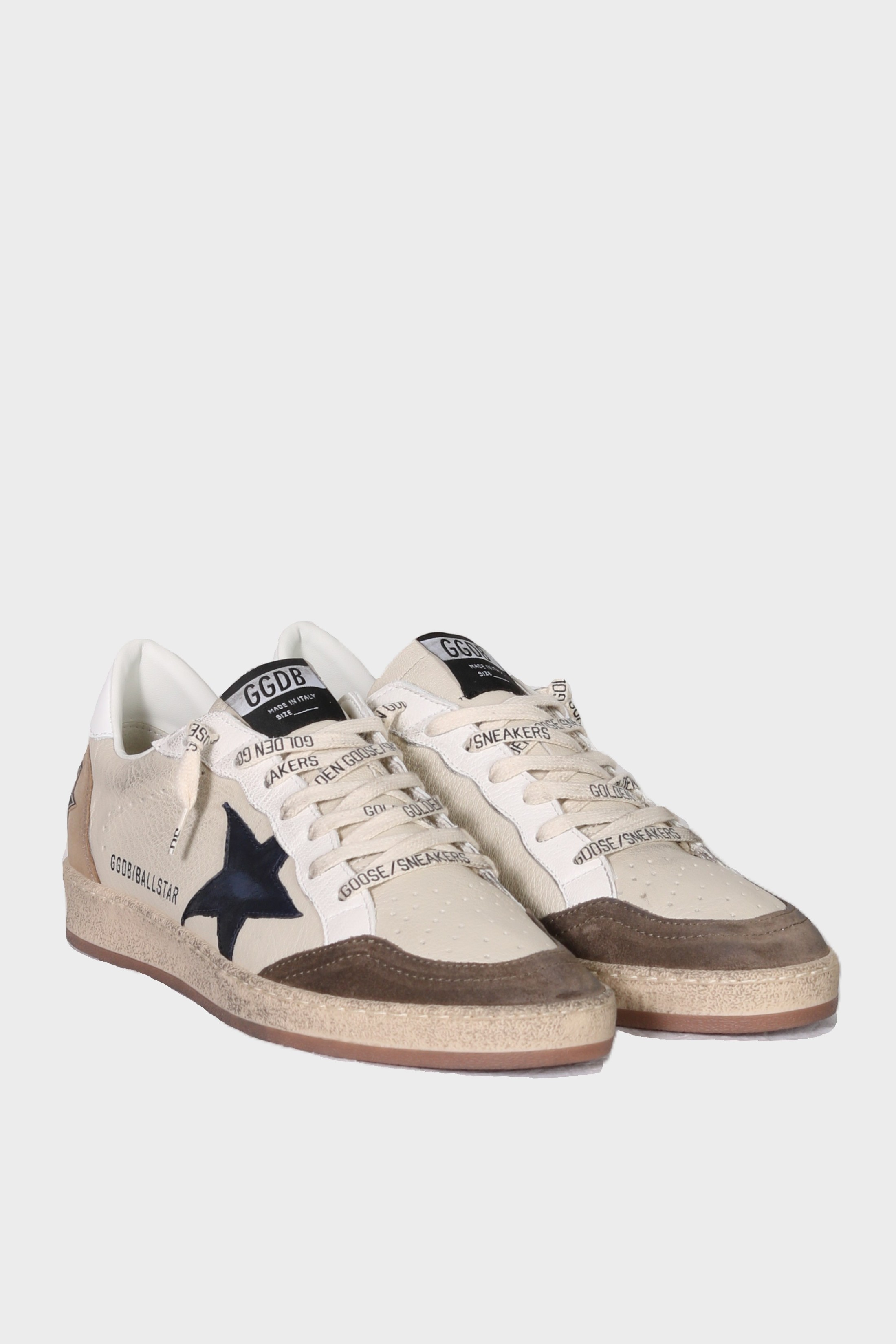 GOLDEN GOOSE Ballstar Beige/Brown/Blue