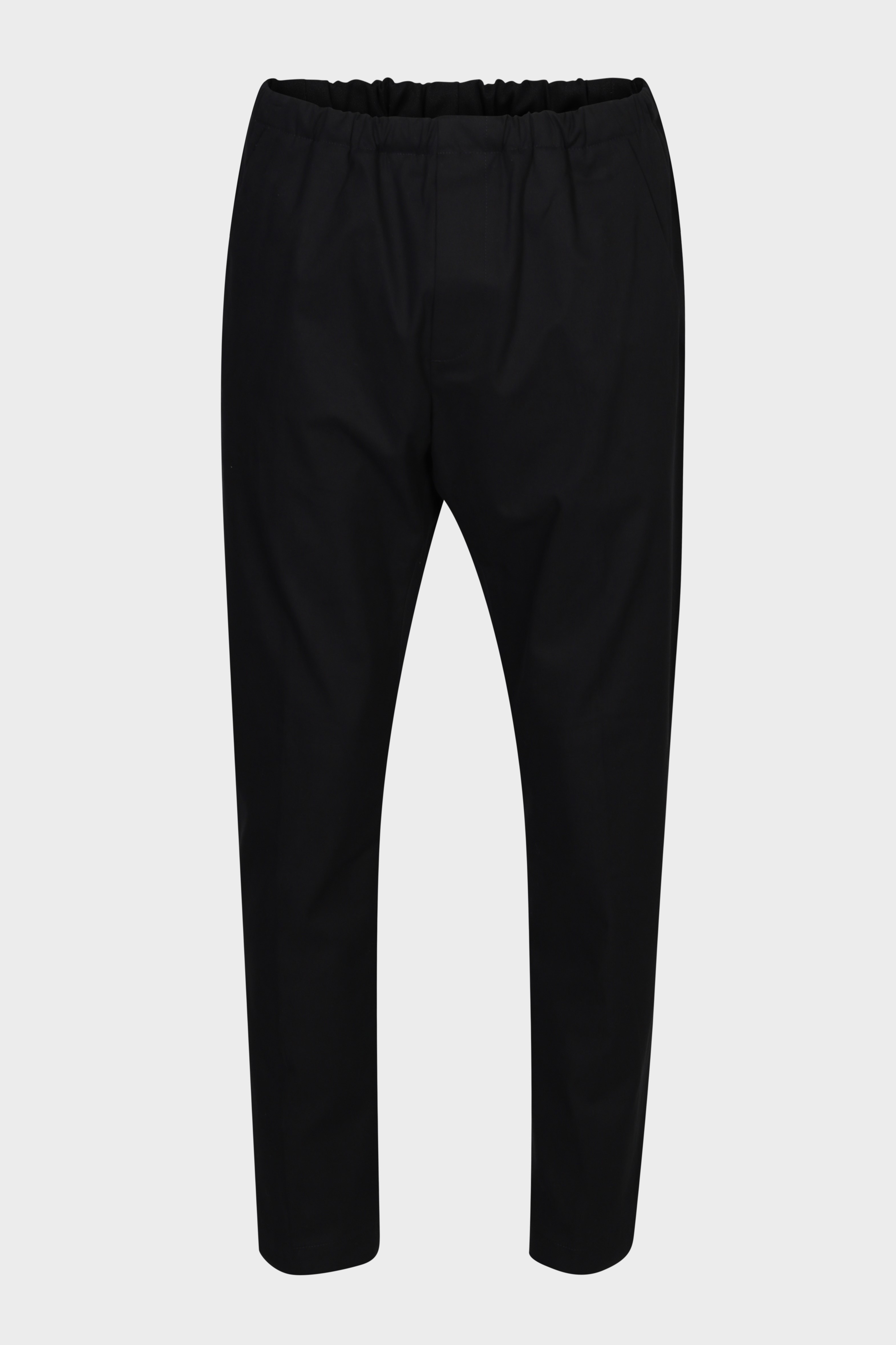 NINE:INTHE:MORNING Carrot Fit Soft Cotton Pant in Black 54