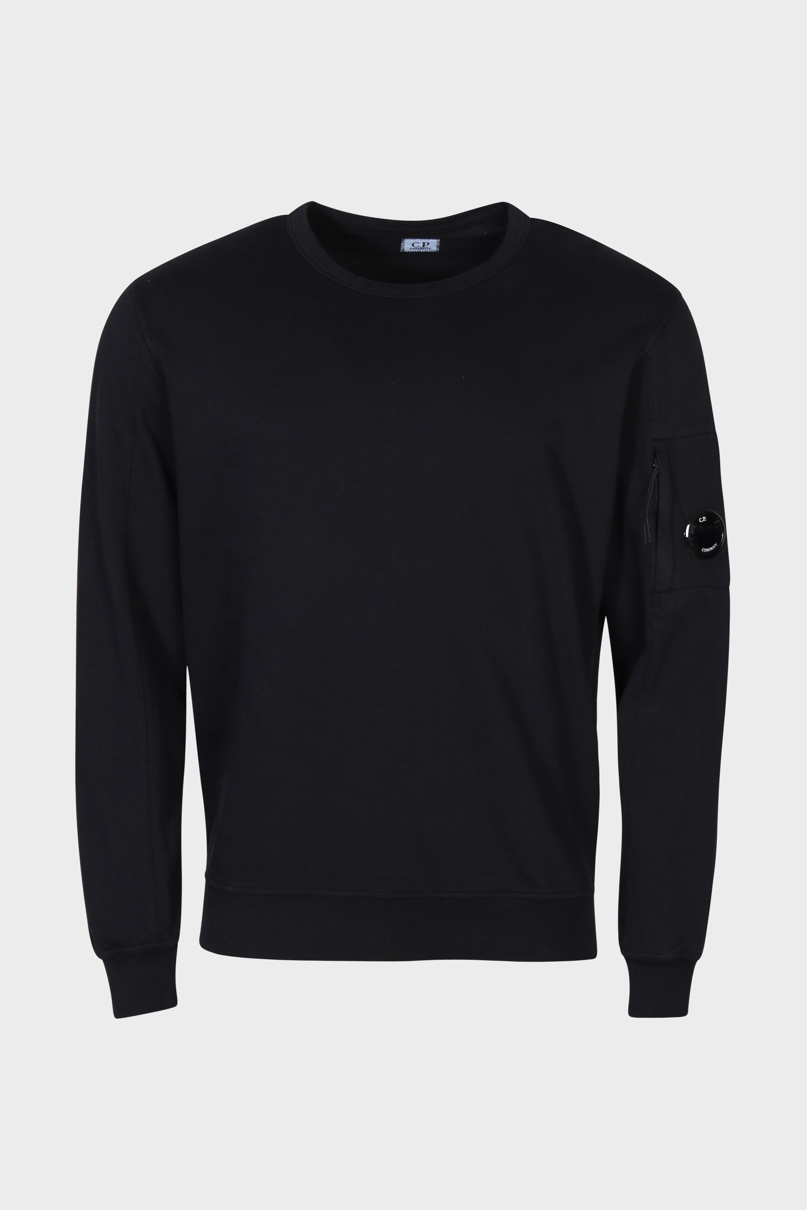 C.P. COMPANY Light Fleece Sweatshirt in Black L