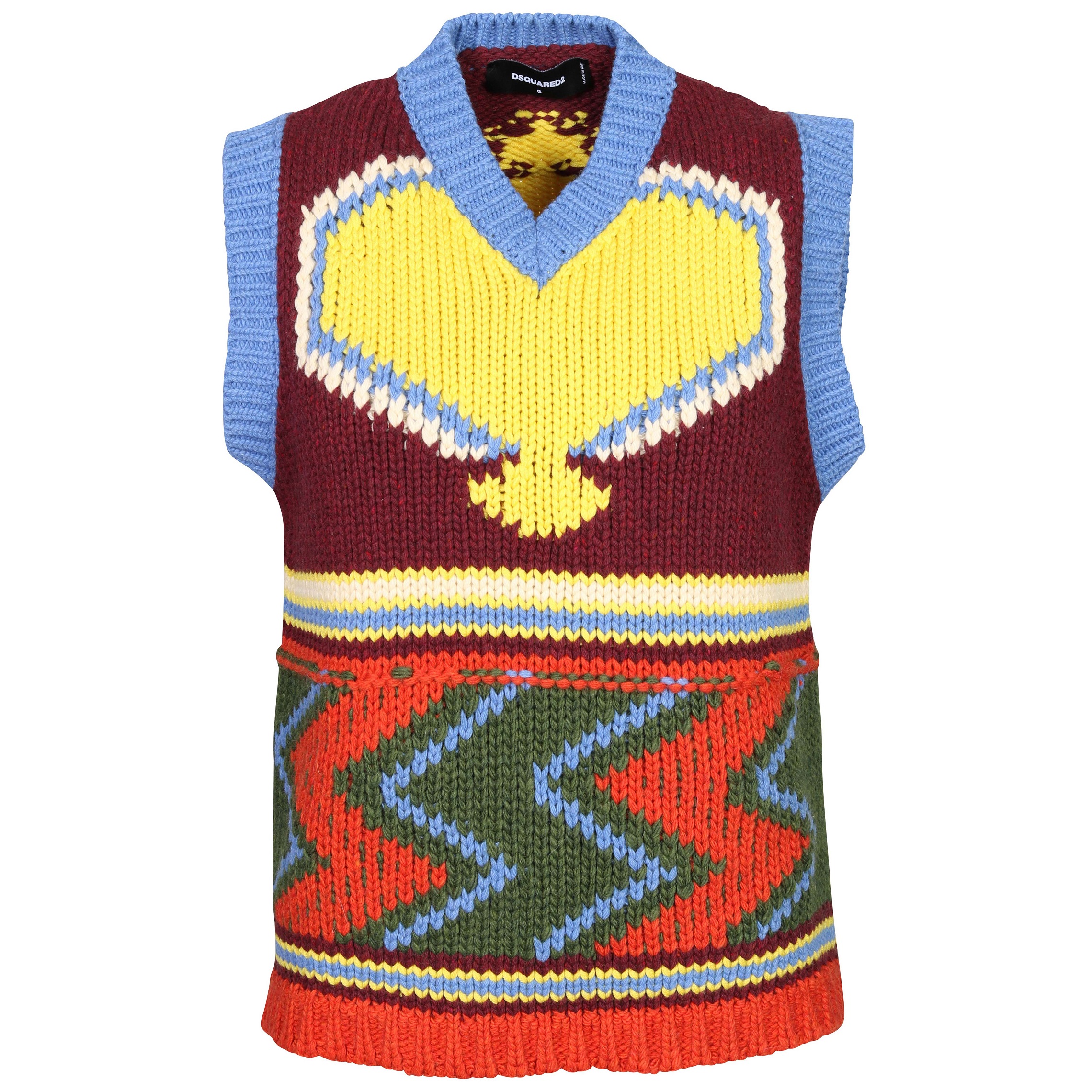 DSQUARED2 Aconcaqua Knit Vest in Multicolor