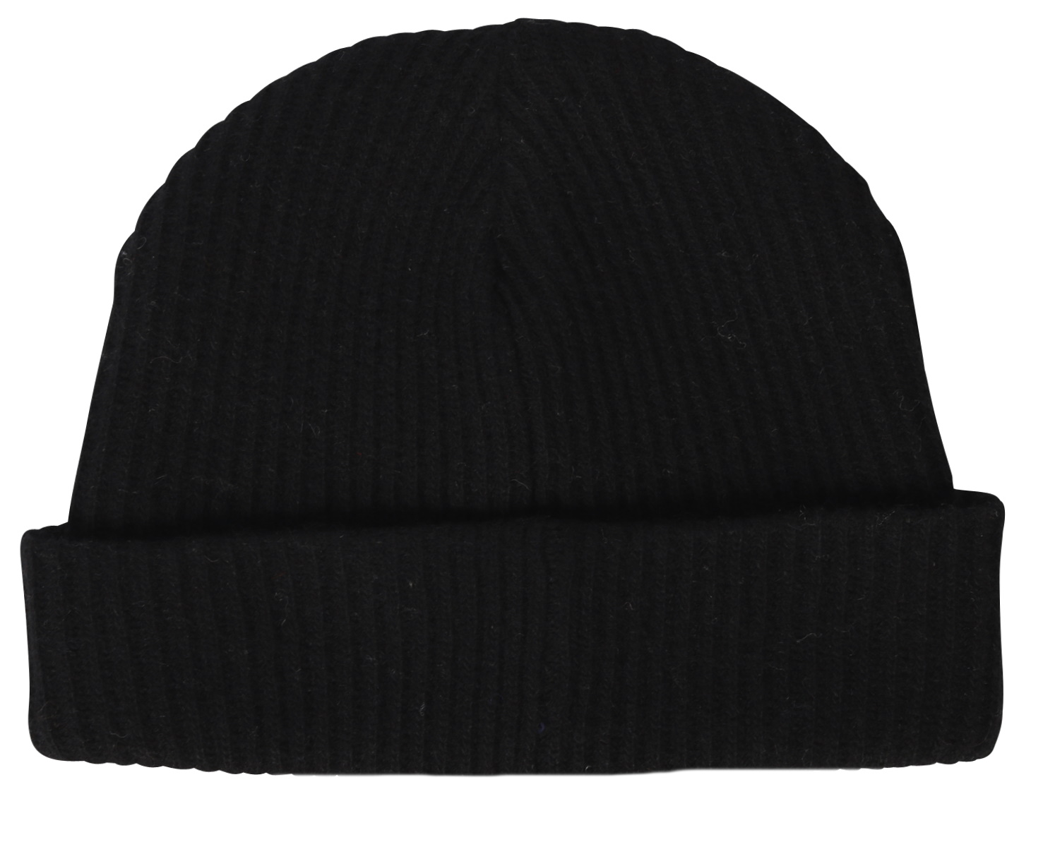 Ganni Recycled Wool Knit Hat Black