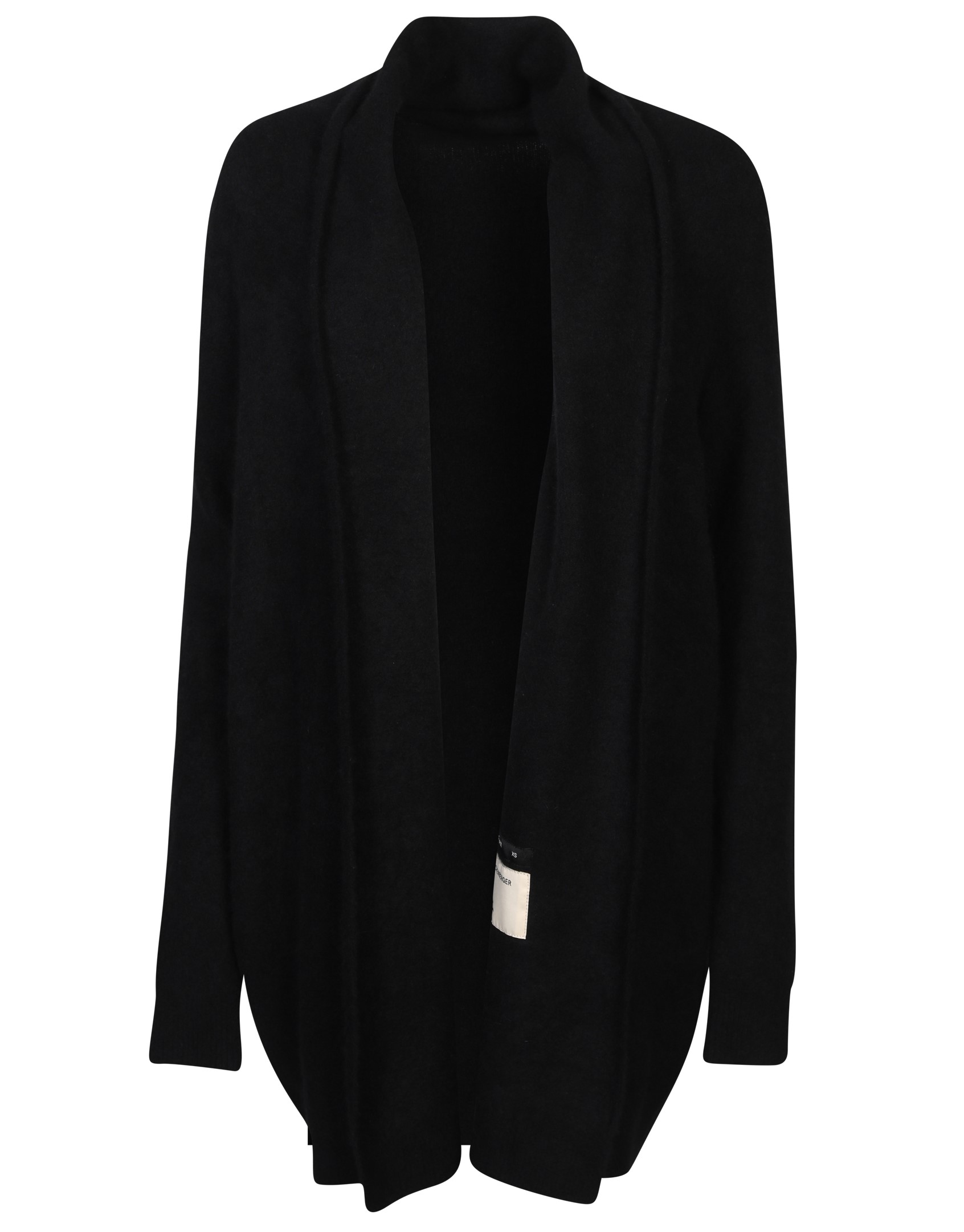 FRENCKENBERGER Straight Cardigan in Black