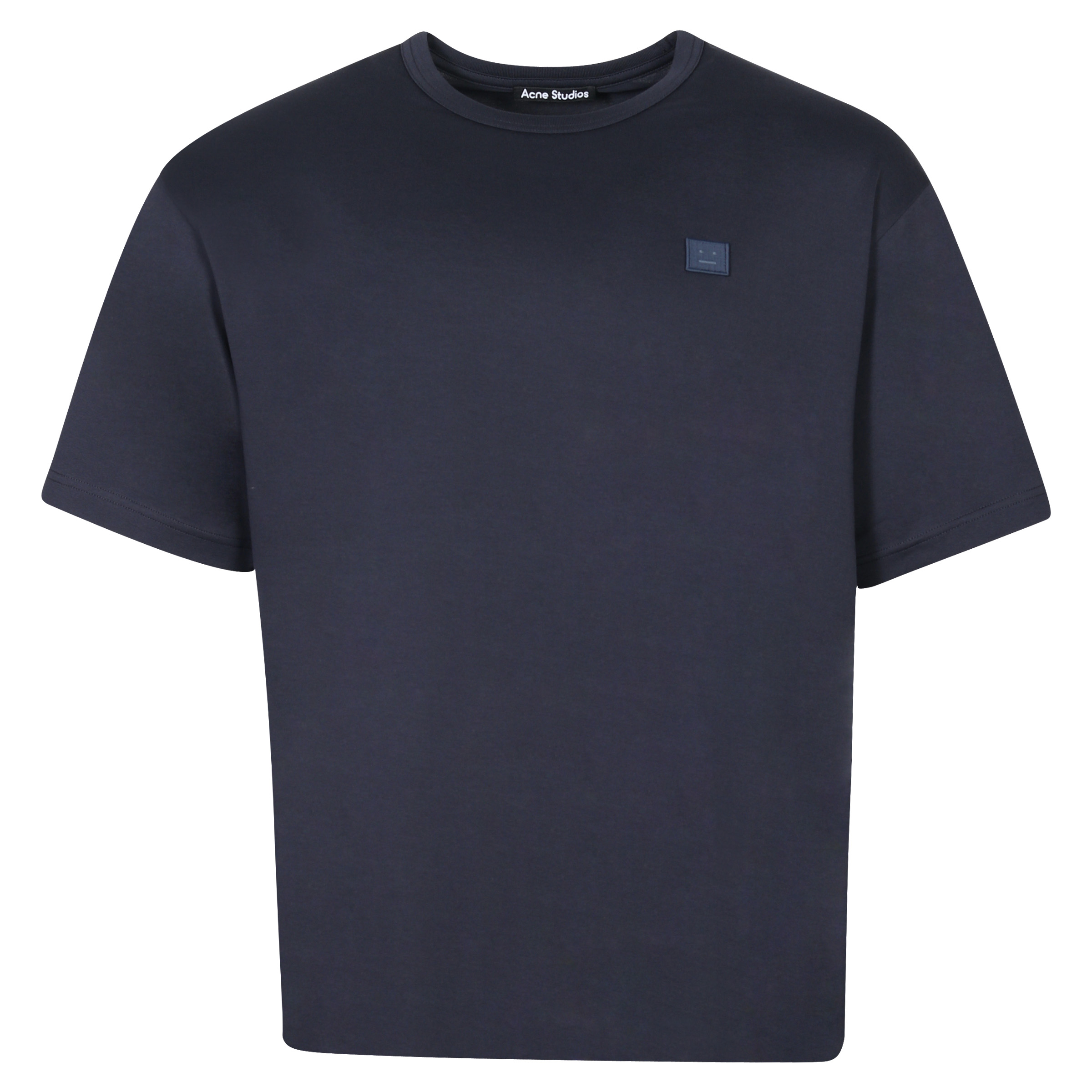 Unisex Acne Studios Face T-Shirt Navy