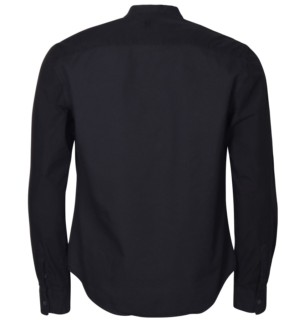 HANNES ROETHER Cotton Shirt in Black