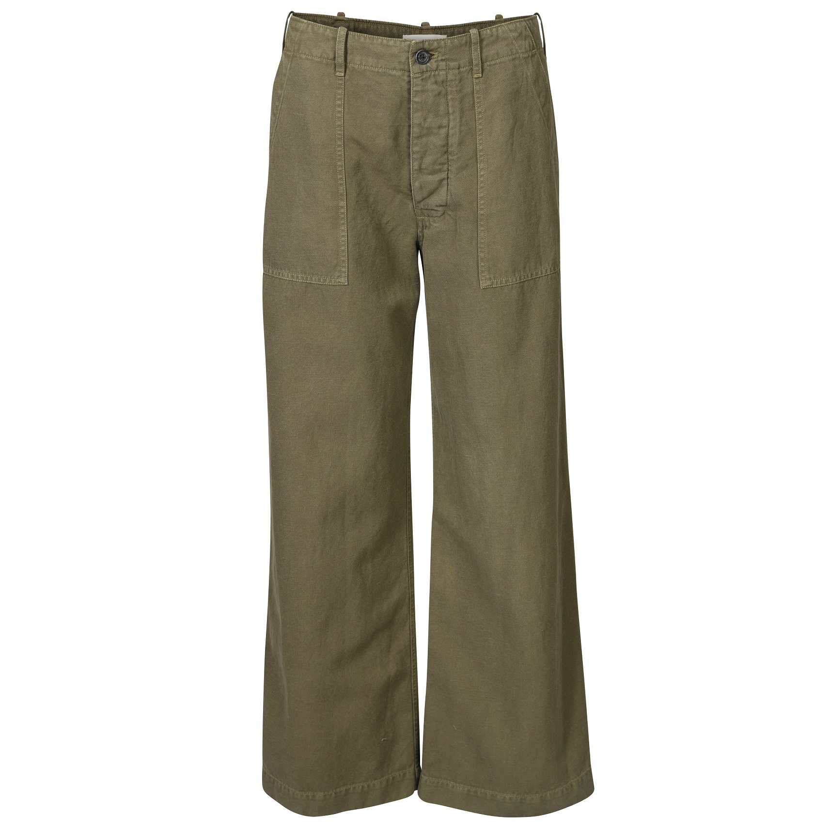 NILI LOTAN Leon Boy Pant in Olive Green XXL/10