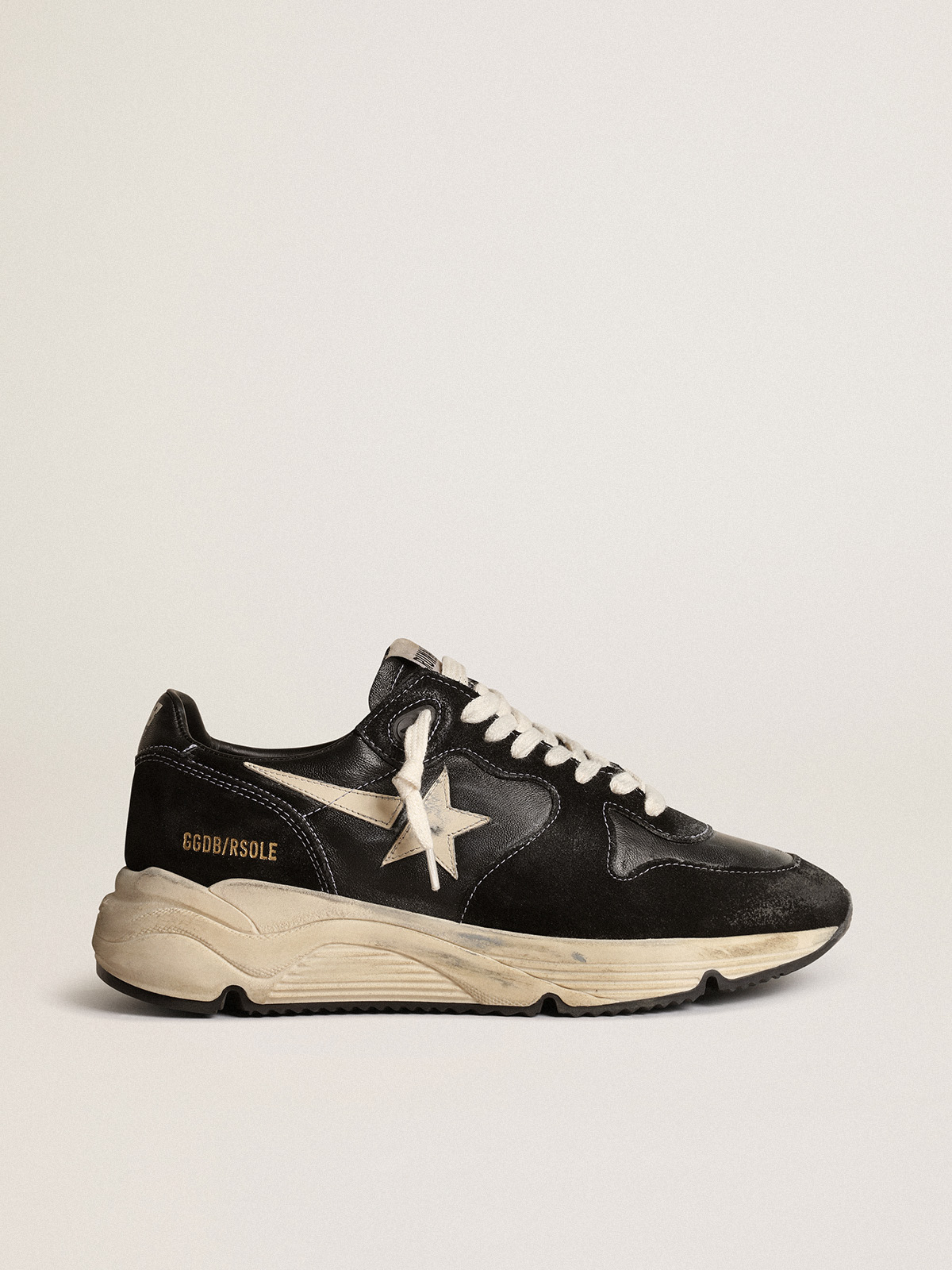GOLDEN GOOSE Running in Black/White