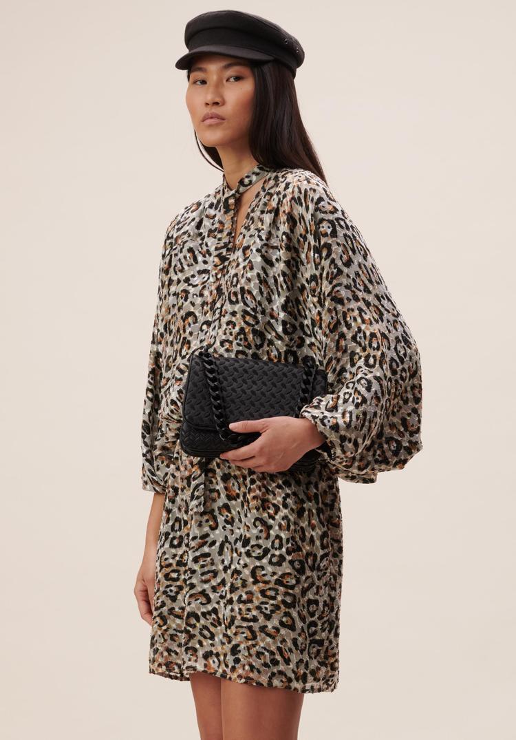 Lala Berlin Handbag Lucy Kufiya Black Embroidery