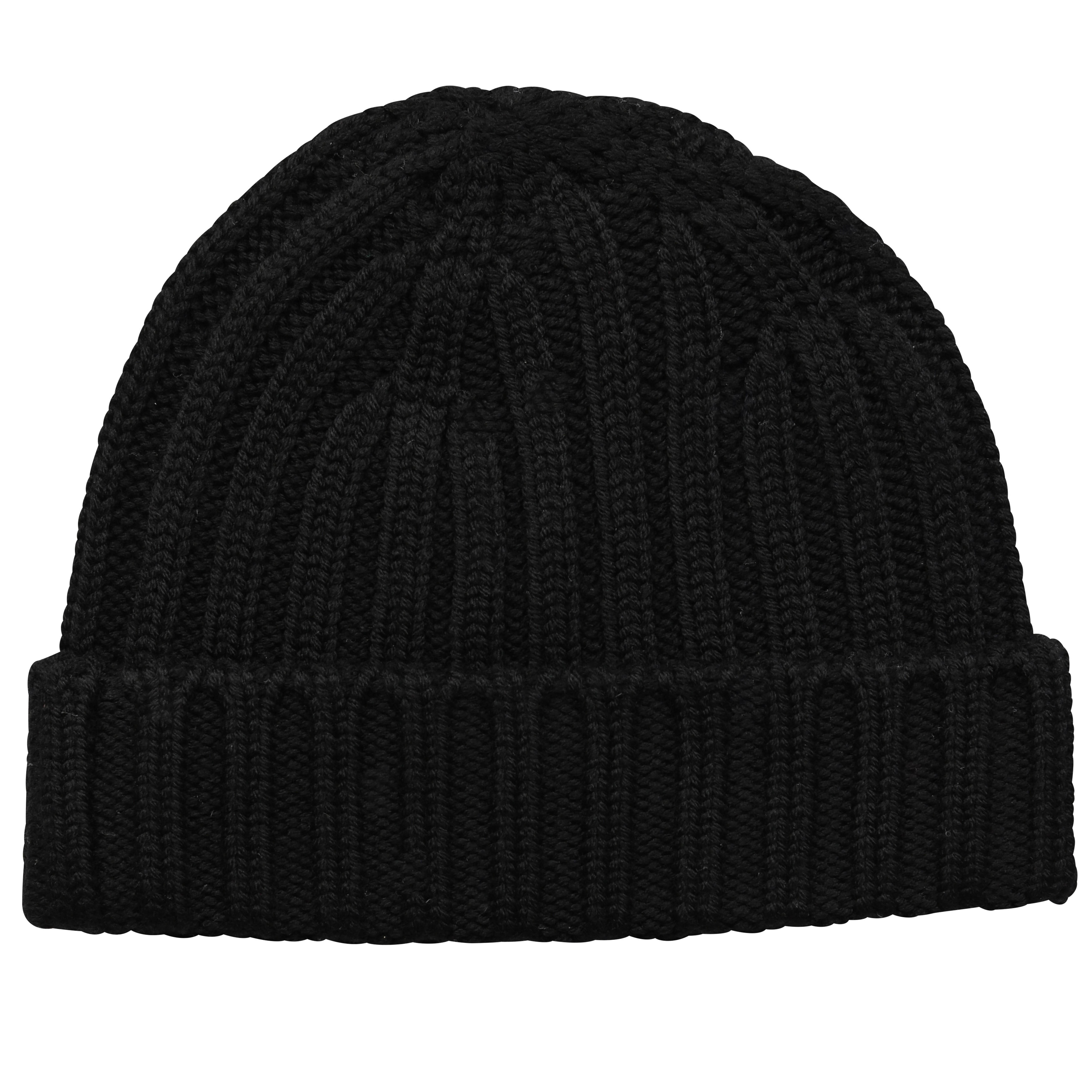 Aspesi Knit Hat in Black