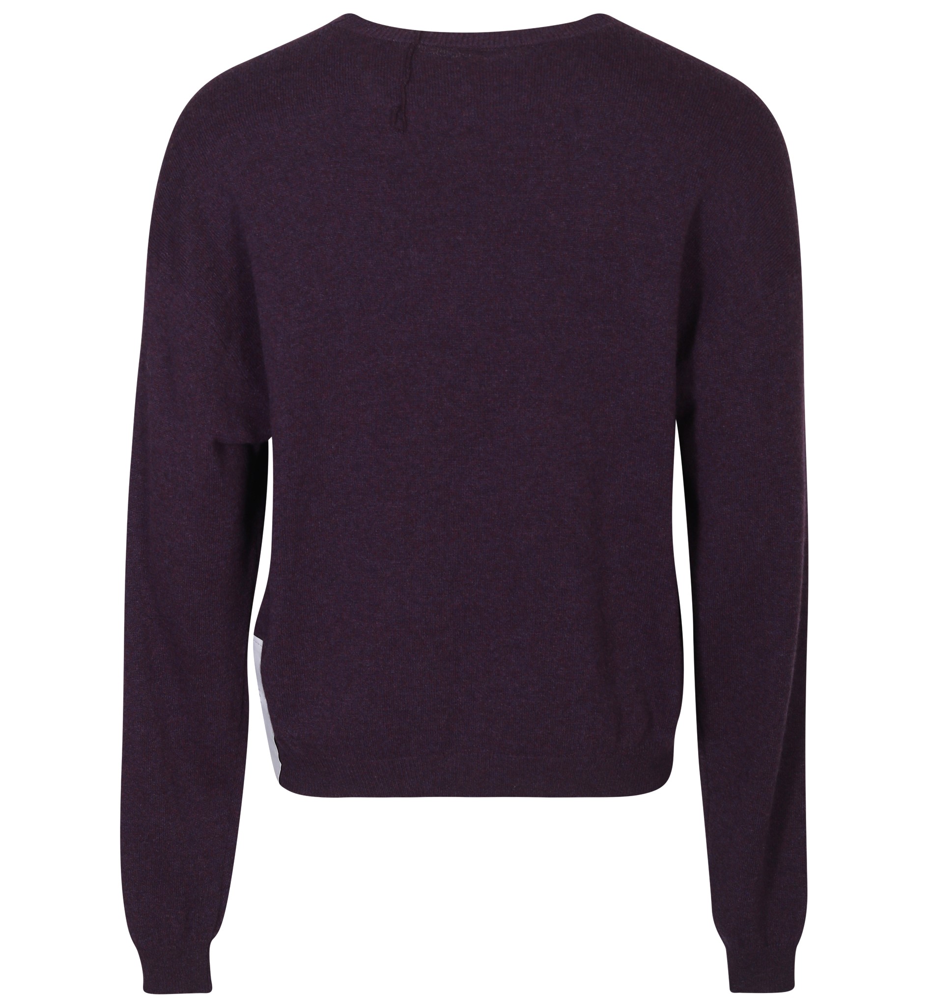 RAMAEL Infinity Cashmere Sweater in Aubergine XS
