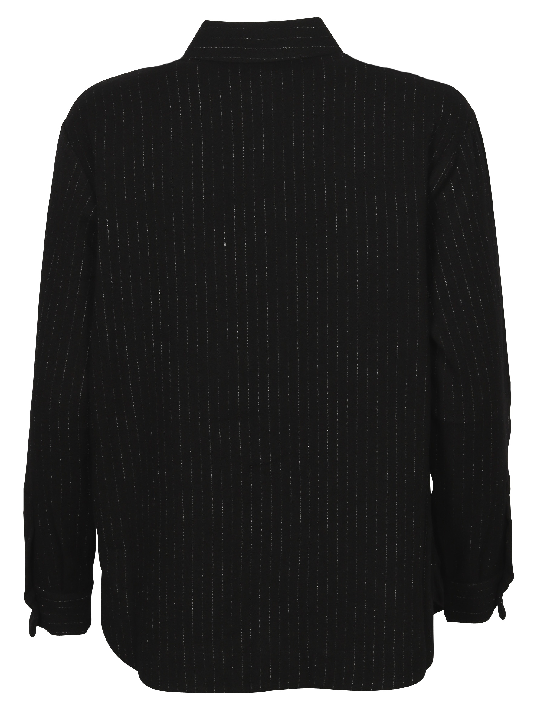 Transit Wool Linen Jacket Black Stripes