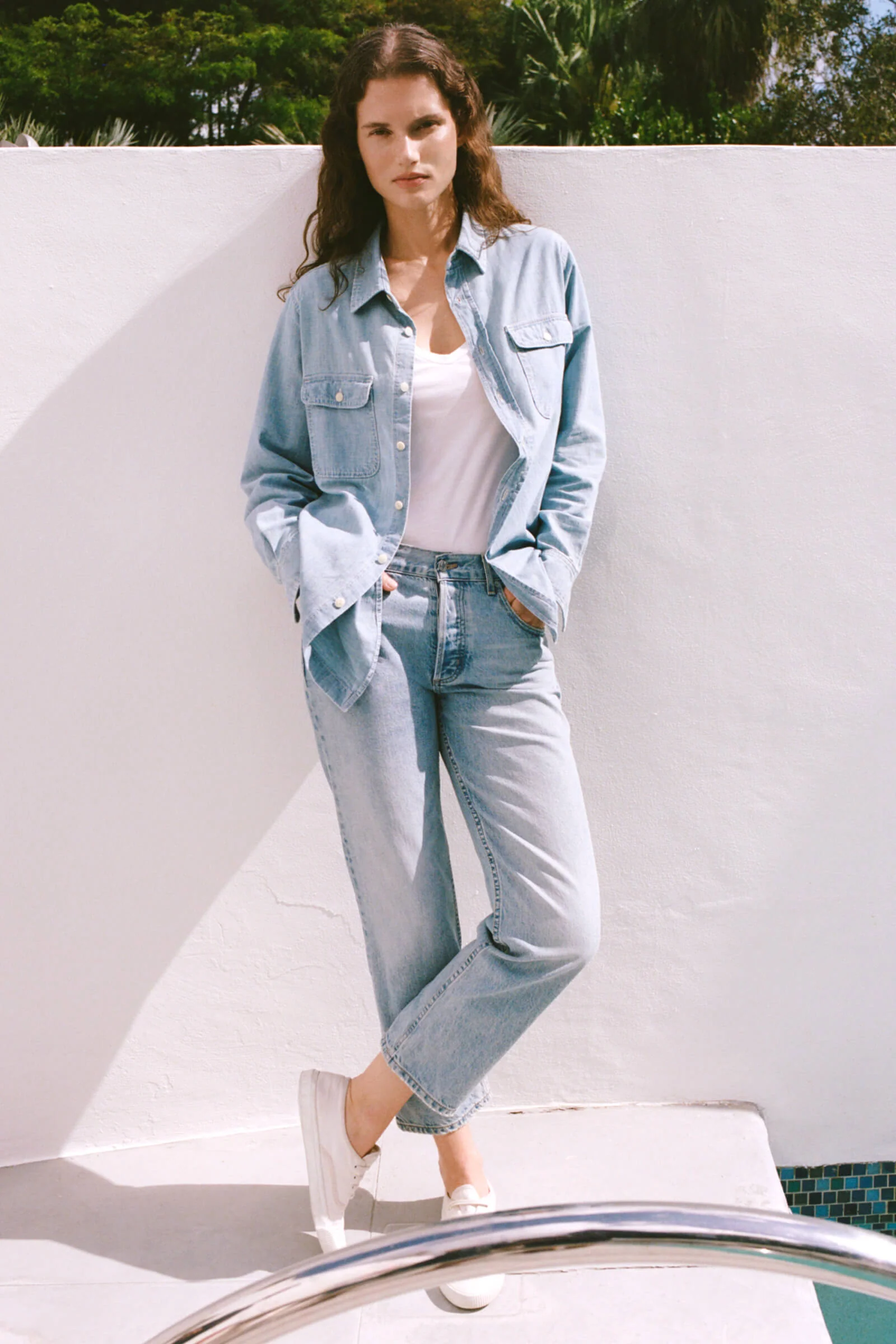NILI LOTAN Lorimer Jeans in Alice Wash