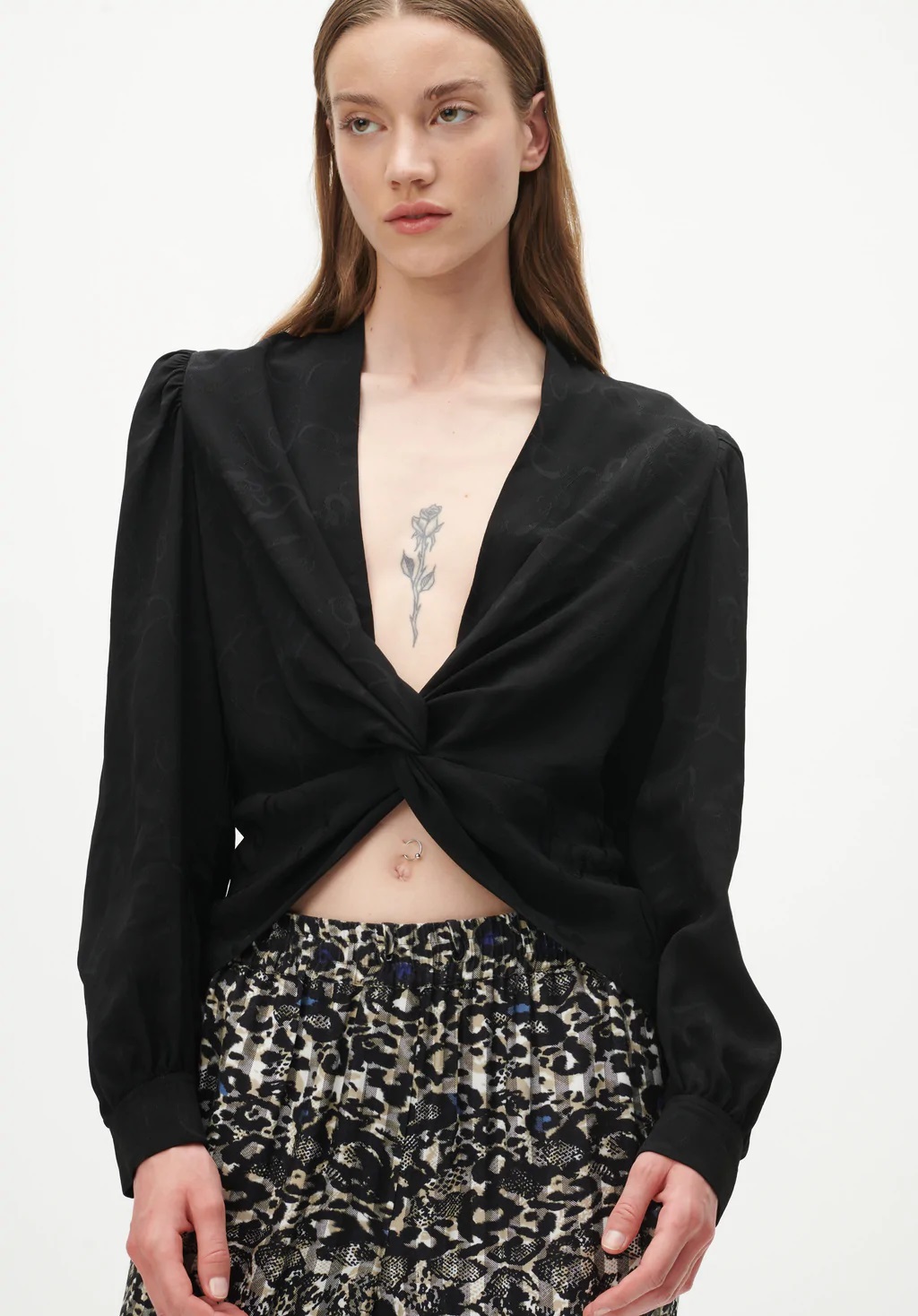 Lala Berlin Top in Black M