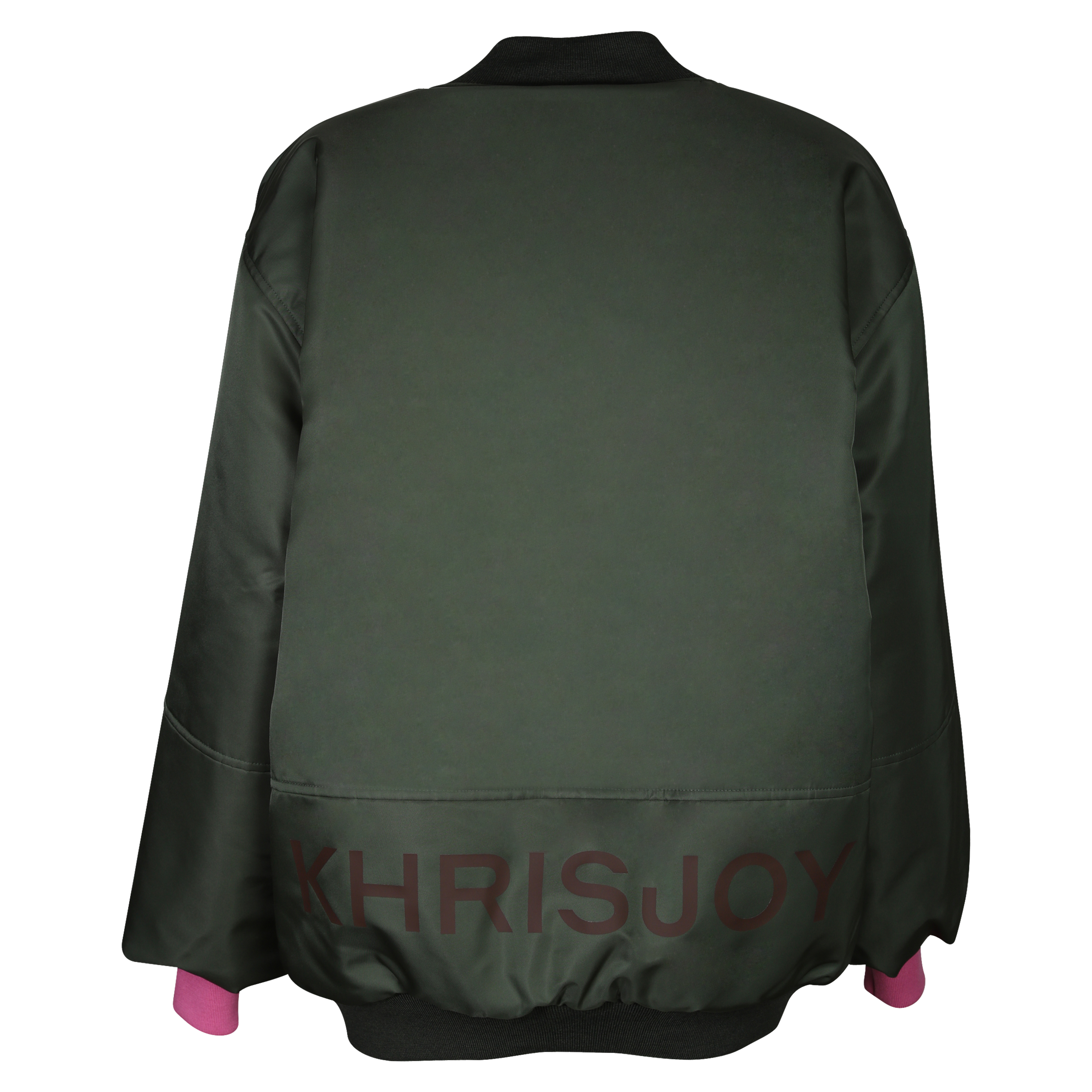 Khrisjoy Puffer Bomber Jacket Military Green S