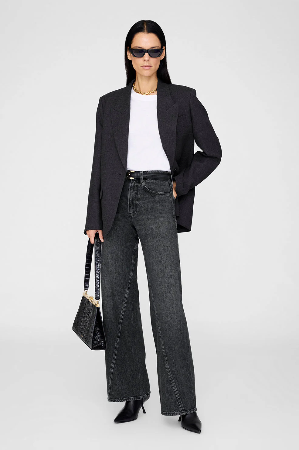 ANINE BING Brie Jeans in Arctic Night