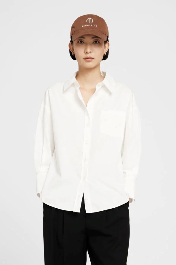 Anine Bing Jeremy Baseball Cap in Dark Camel
