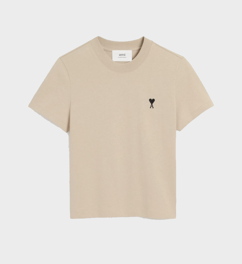 beiges t-shirt von ami paris