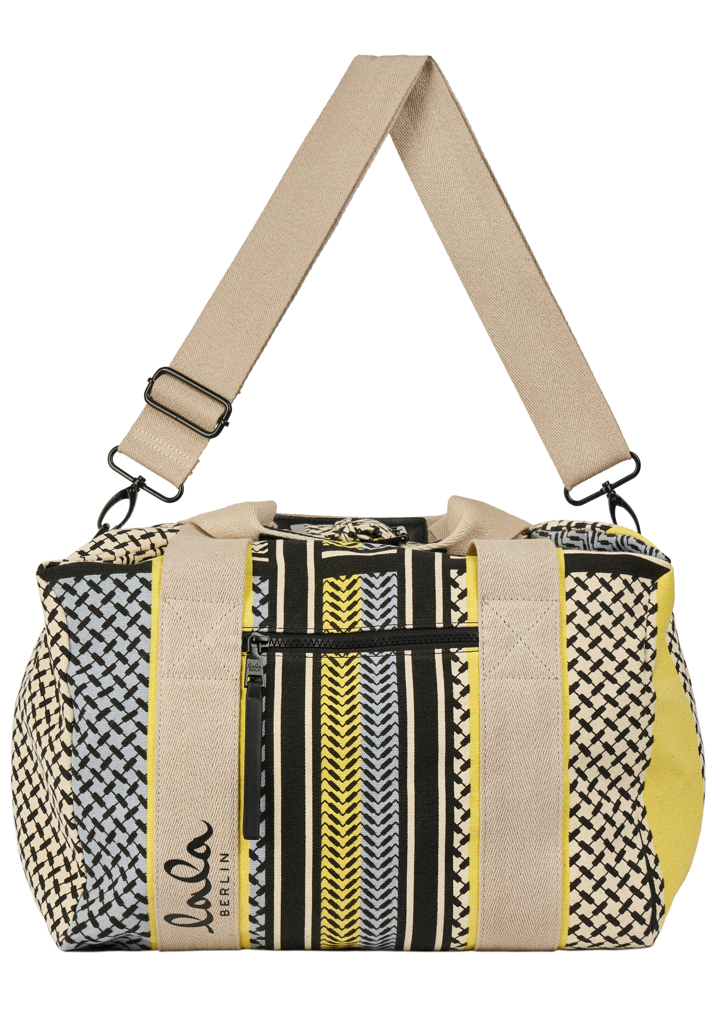 Lala Berlin Muriel Big Bag Blue x Lime