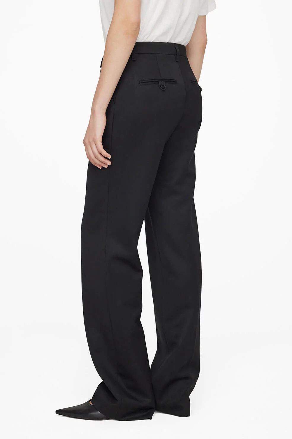 Anine Bing Classic Pant in Black 40