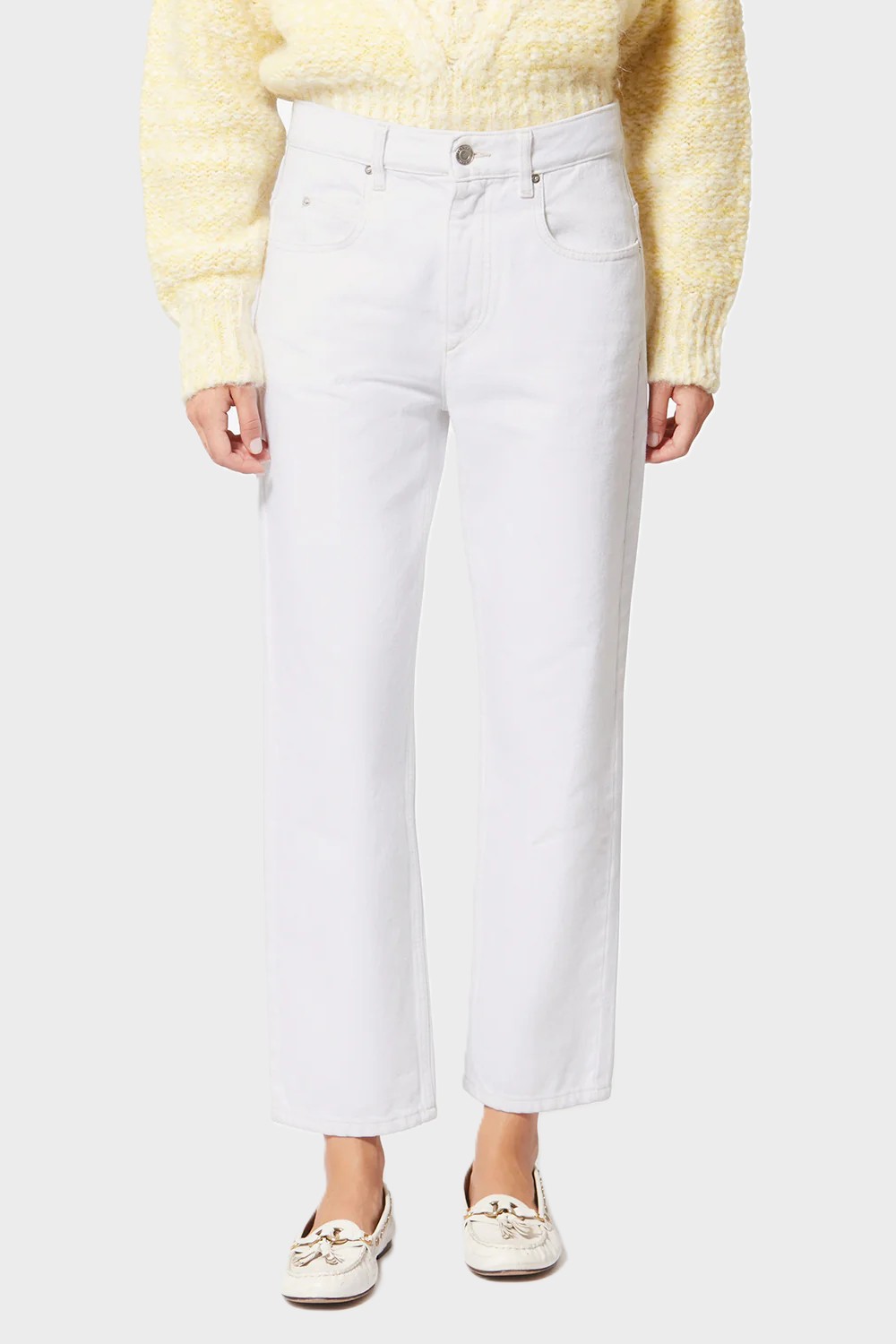 ISABEL MARANT ÉTOILE Dakota Jeans in White