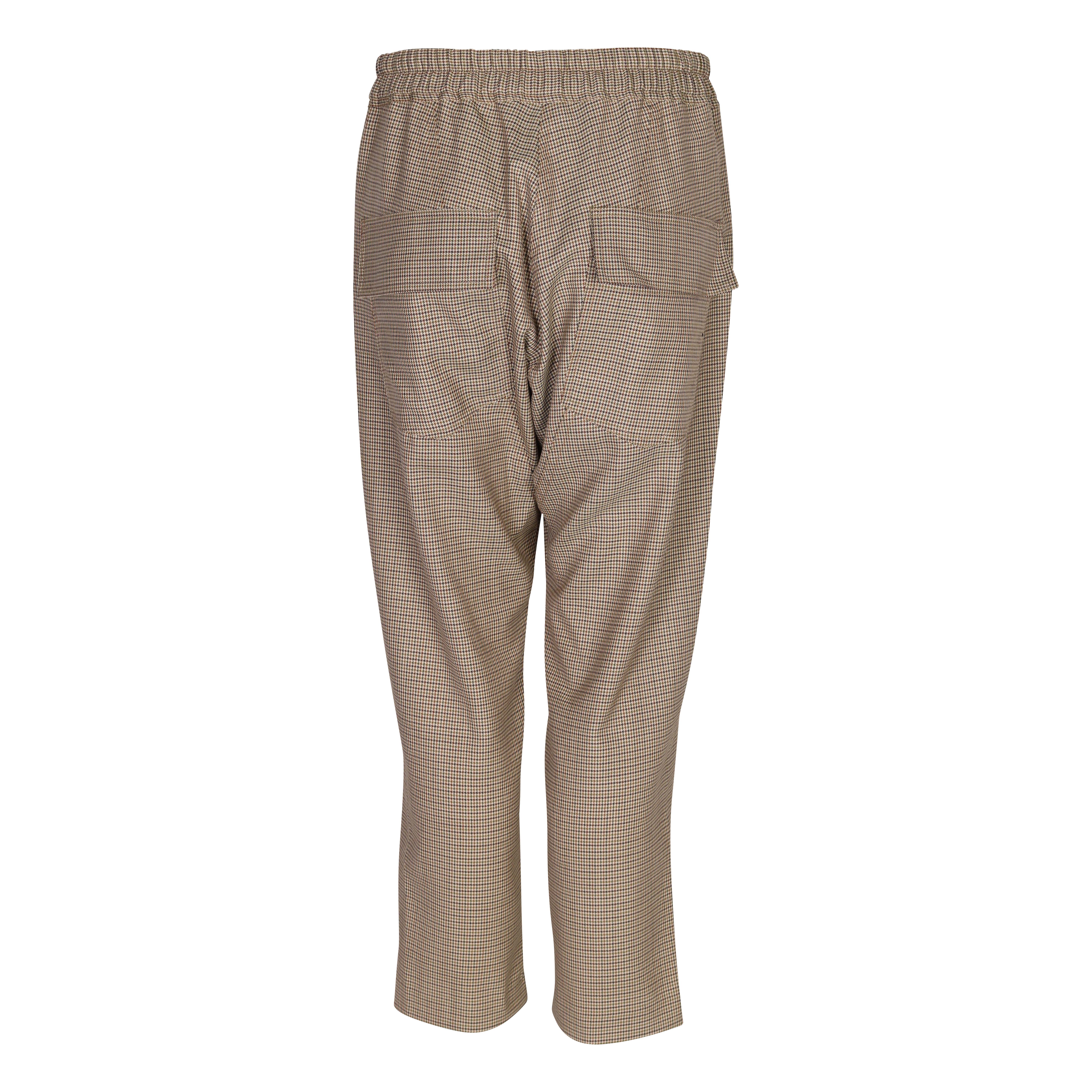 Nili Lotan Aida Wool Pant in Brown Check