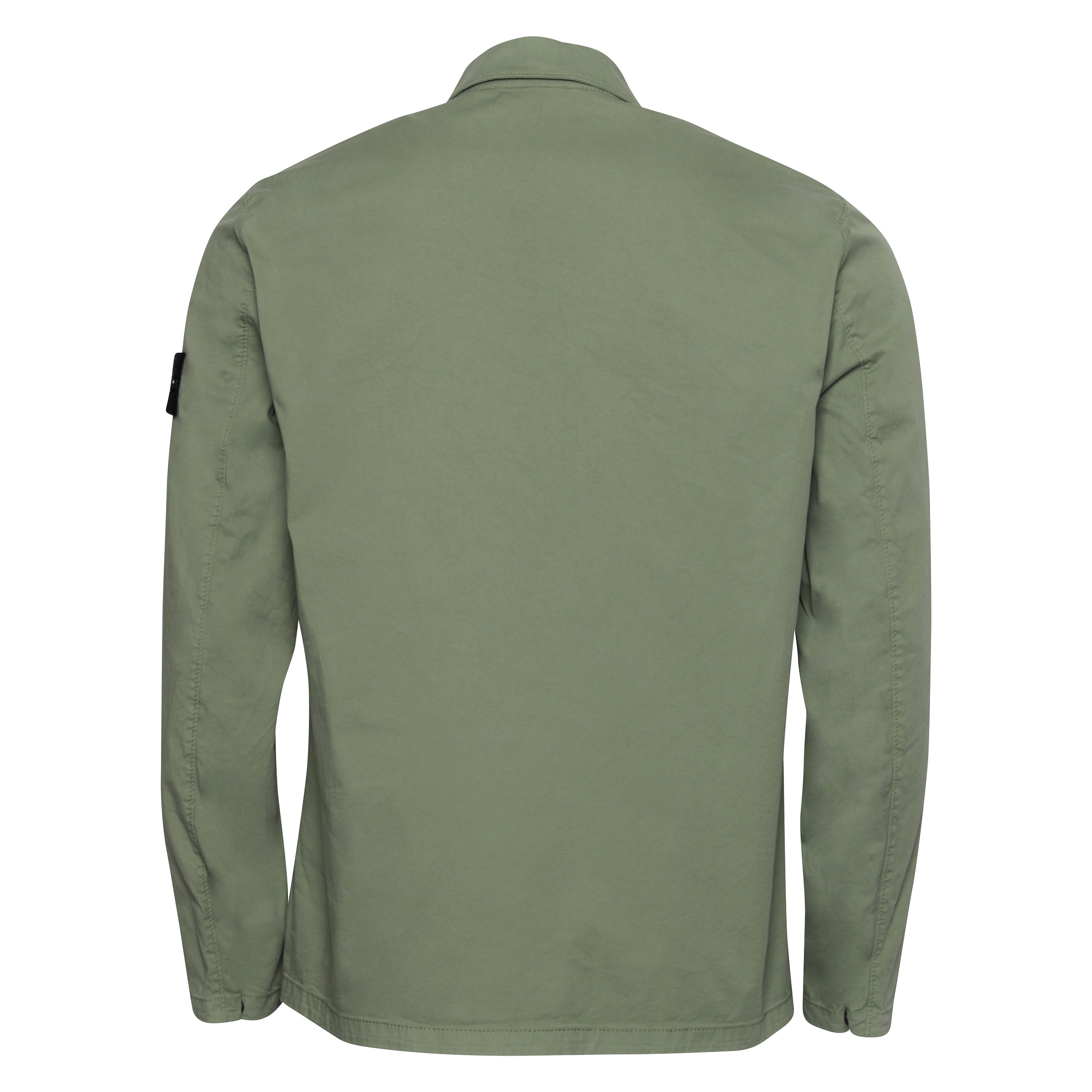 Stone Island Cotton Overshirt in Sage 3XL