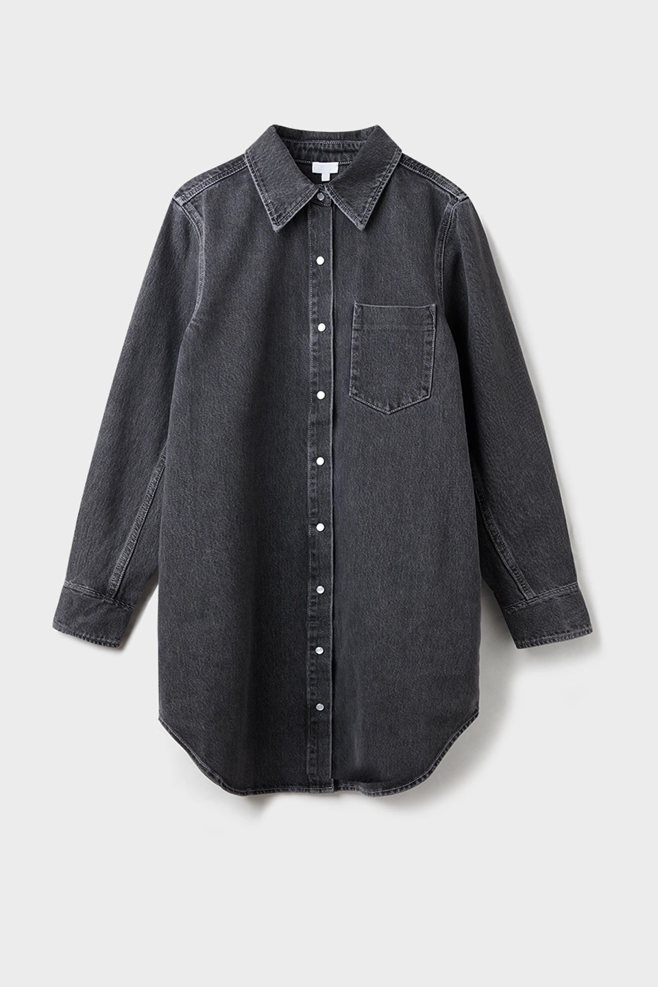 LALA BERLIN Denim Dress Washed Black