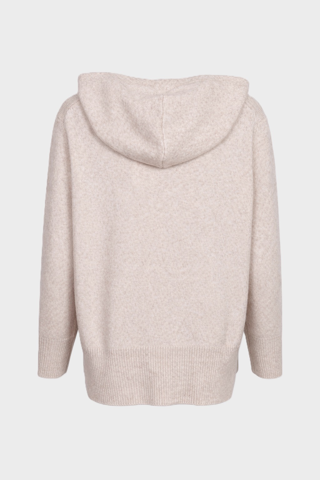 FLONA Cashmere Oversize Hoodie in Light Beige Melange