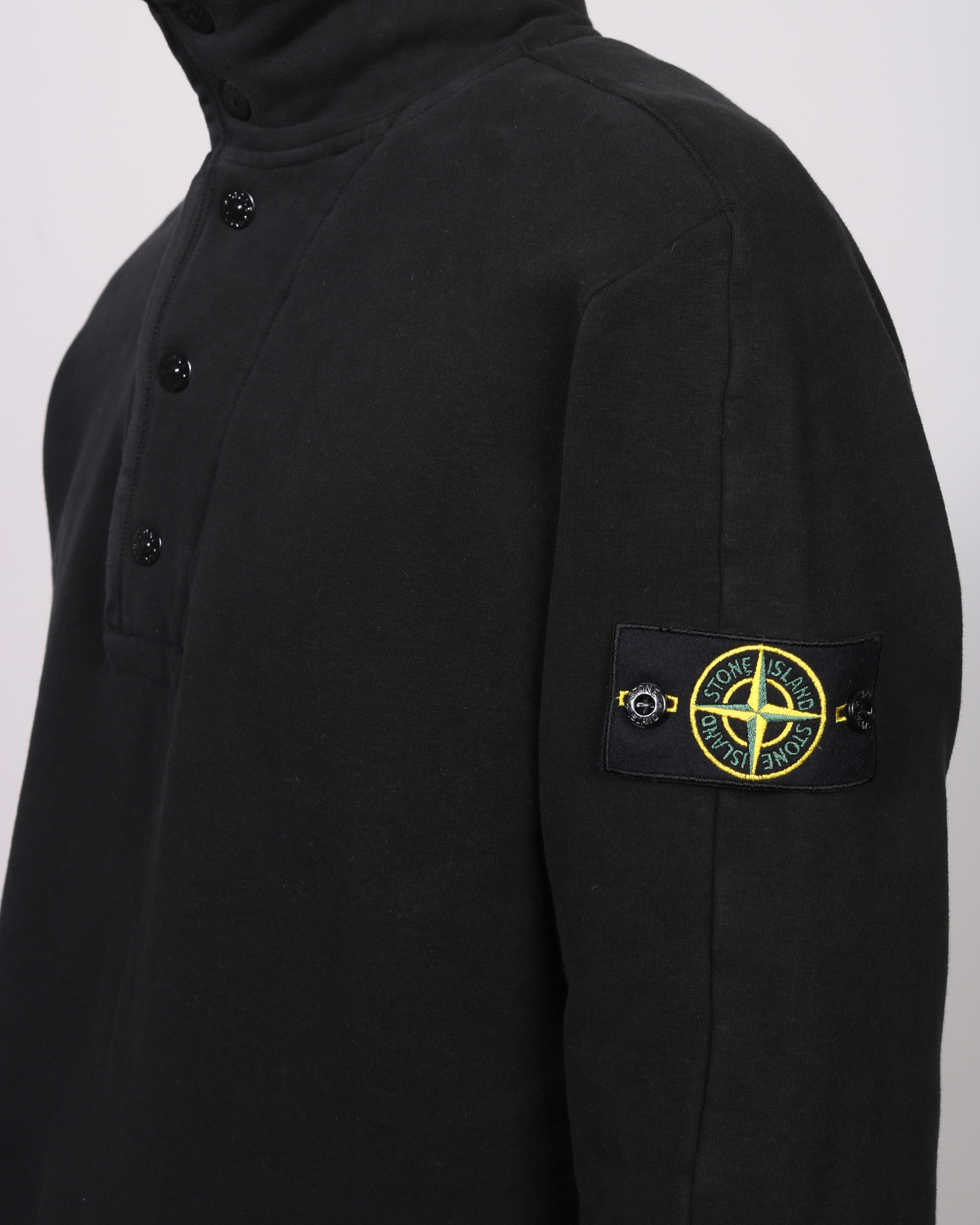 STONE ISLAND Soft Stretch Sweatshirt in Black