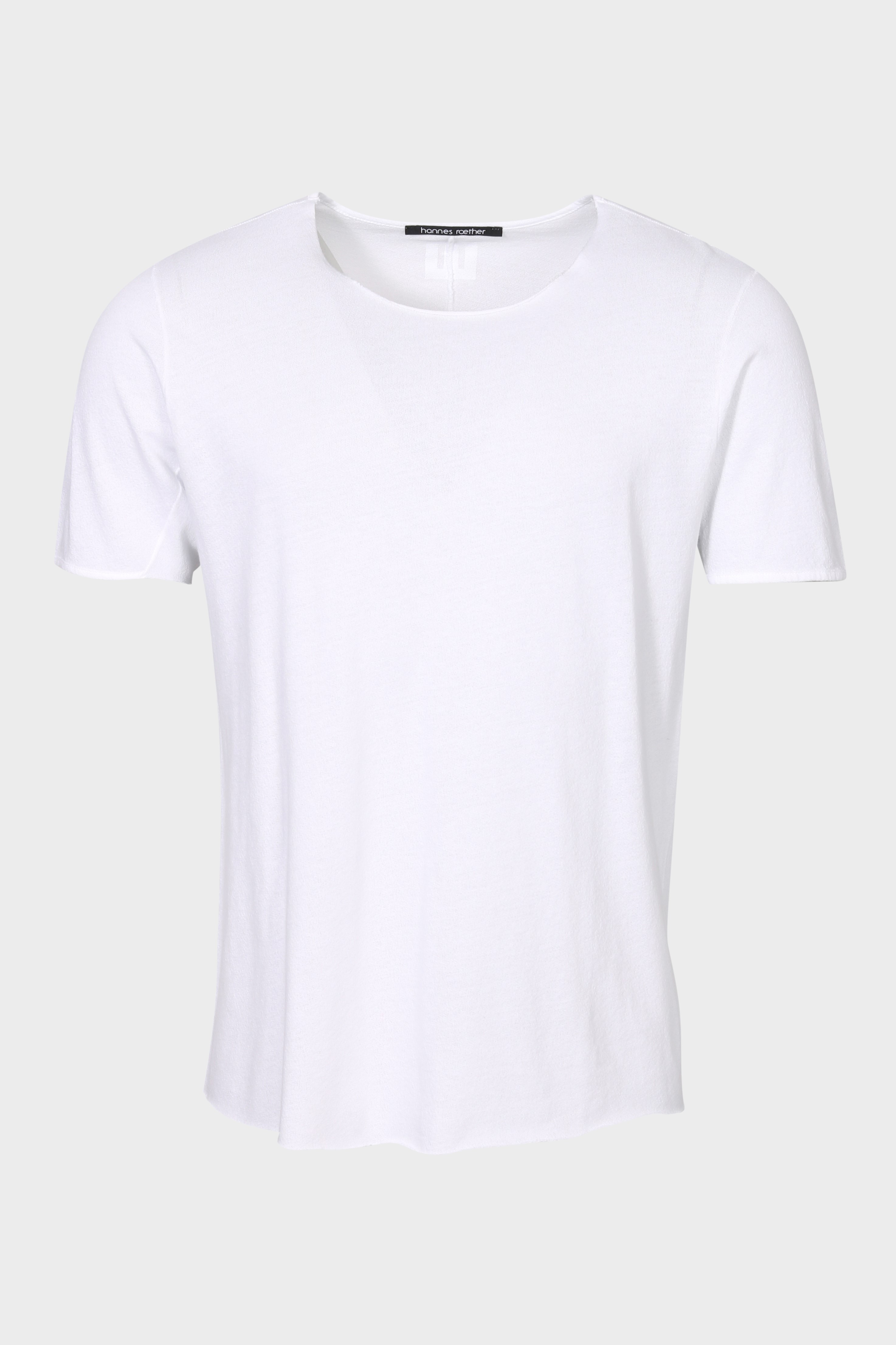 HANNES ROETHER T-Shirt in White 2XL