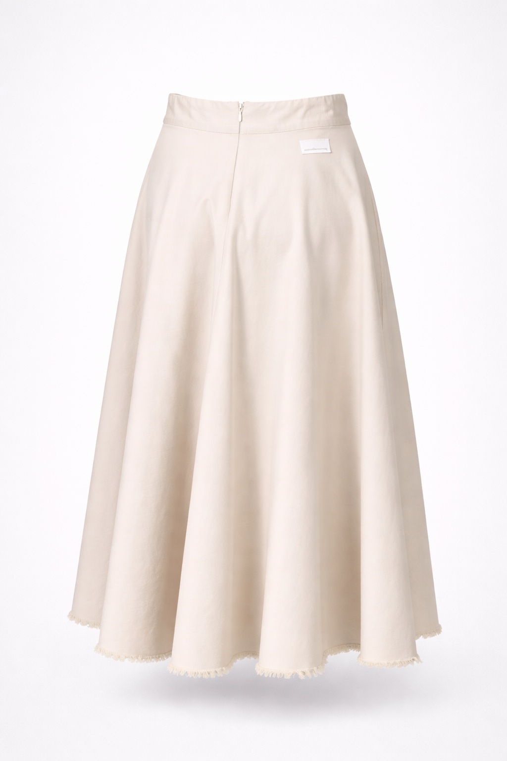 NINE:INTHE:MORNING May Circle Skirt in Beige