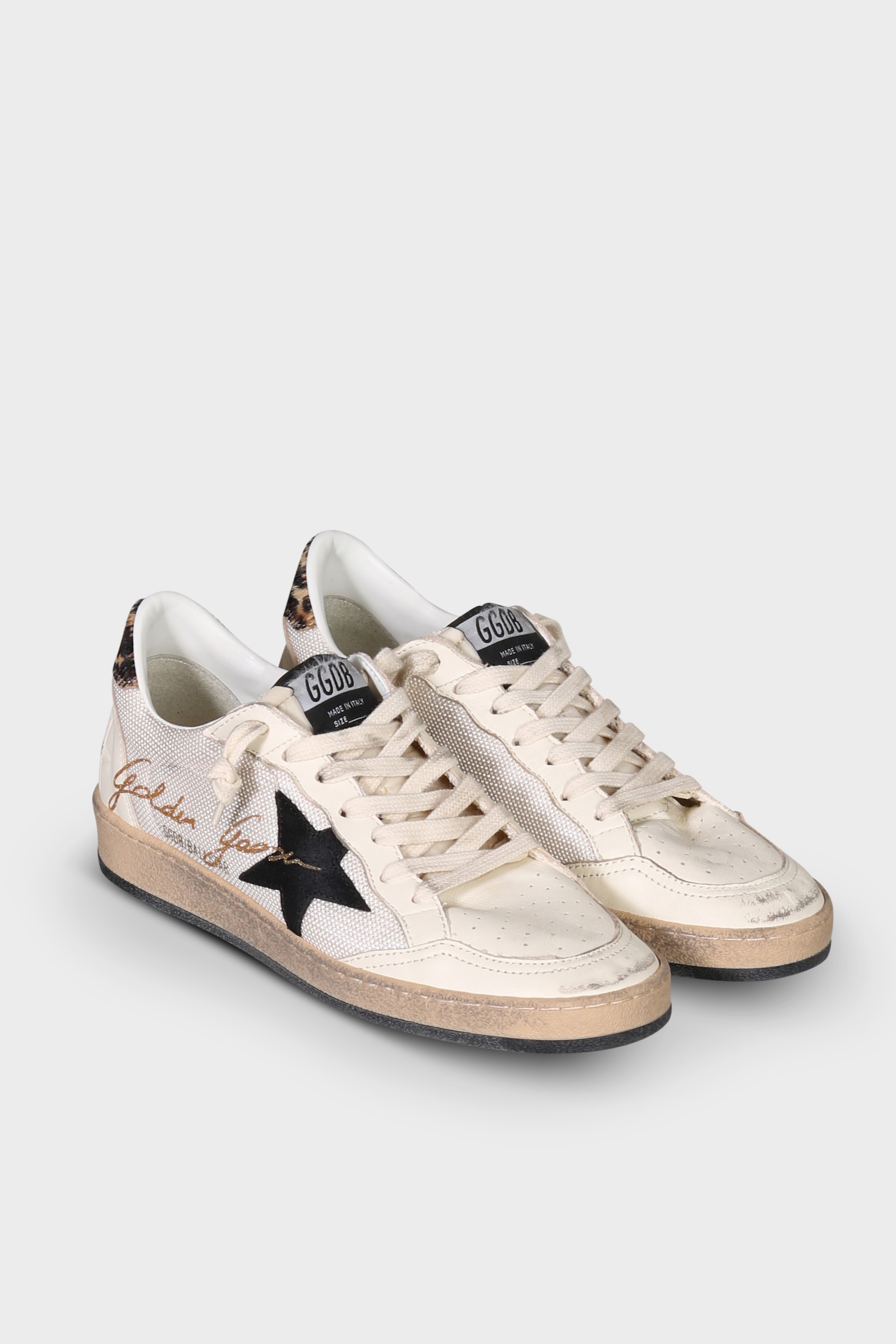 GOLDEN GOOSE Sneaker Ballstar Net/Leopard Horsy 38