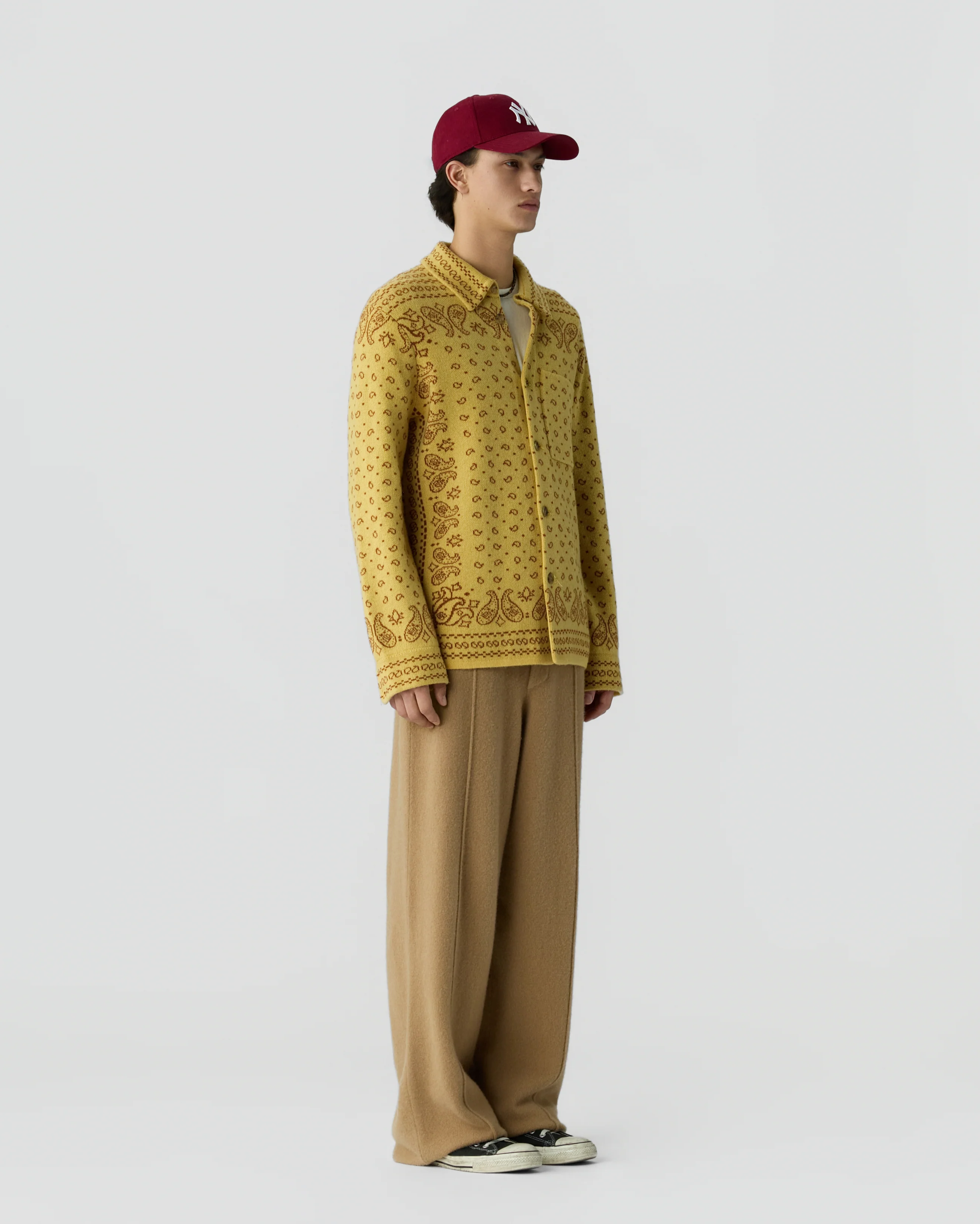 GUEST IN RESIDENCE Wild Rag Work Shirt Yellow Combo