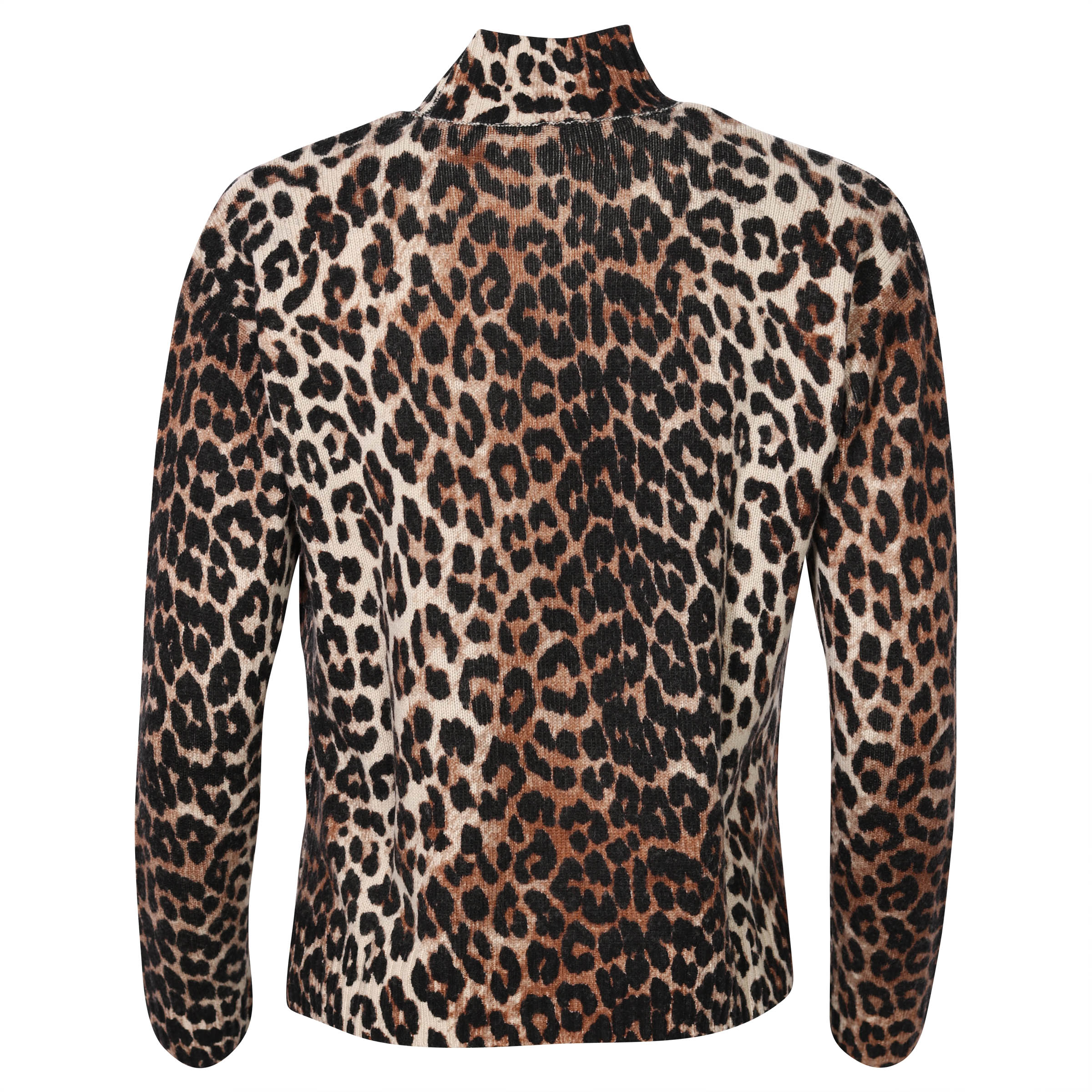 Ganni Print Knit Pullover Leo