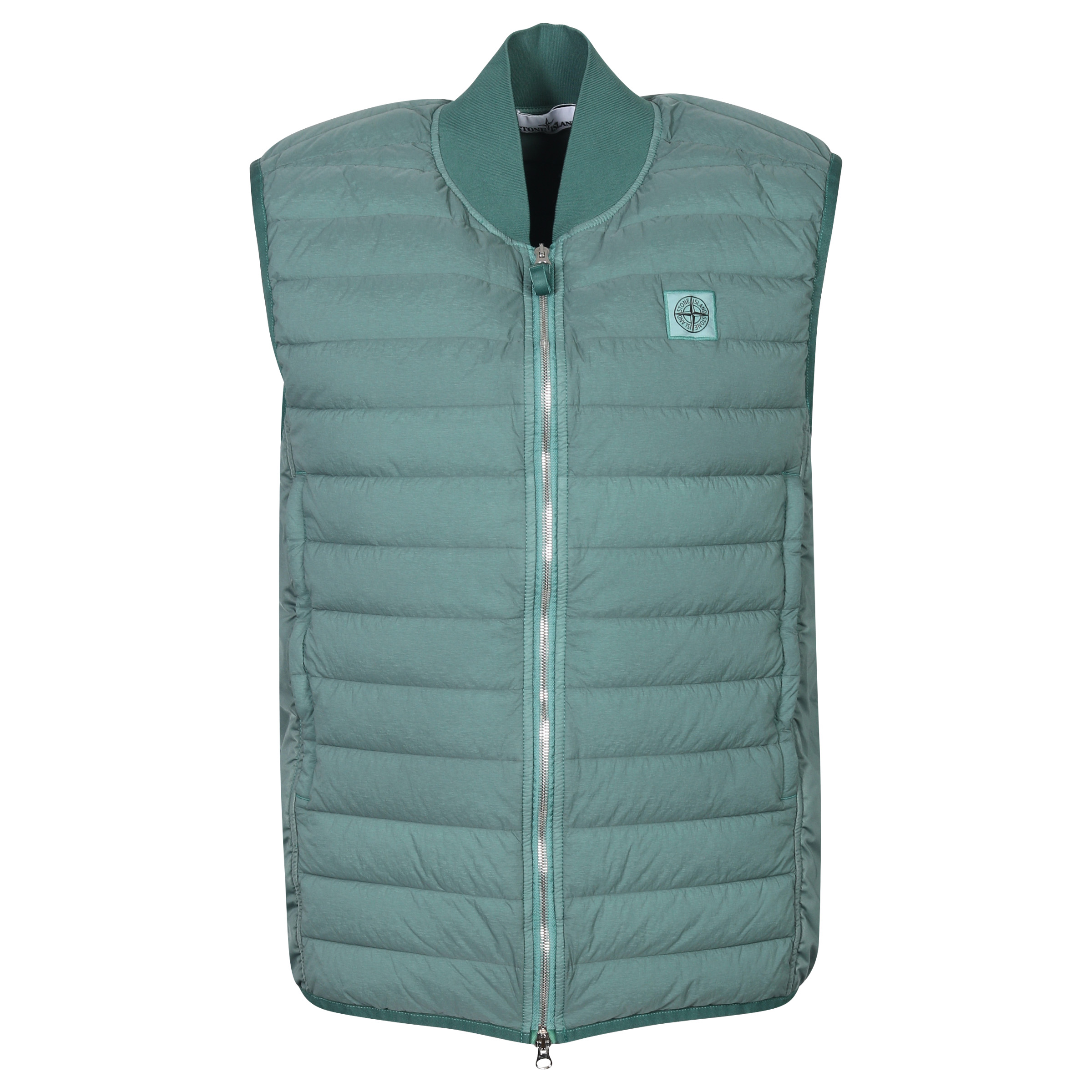 Stone Island Real Down Vest Petrol