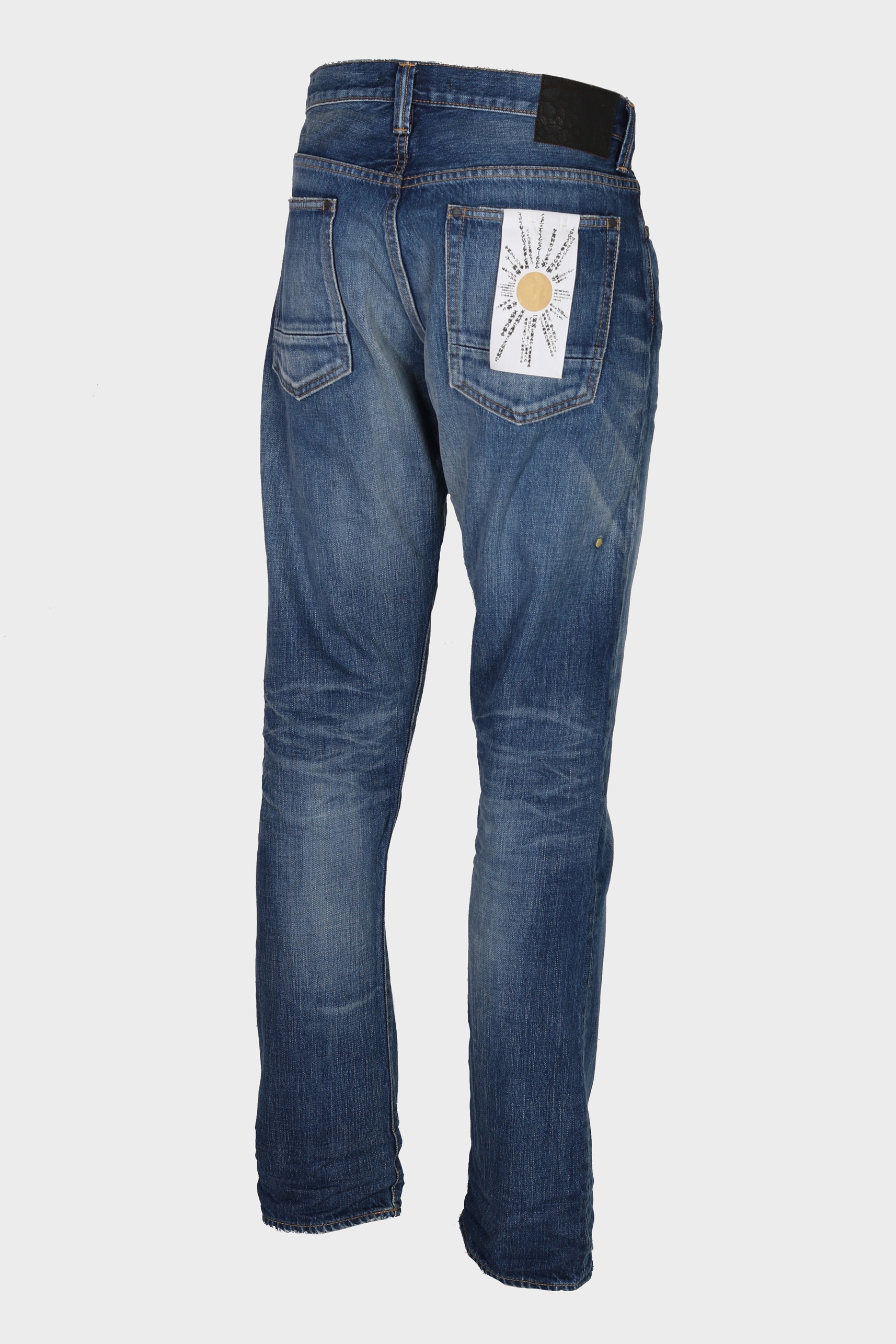 MASTERCRAFT UNION Limited Edo Straight Fit Jeans in Ritchi Mid Vintage