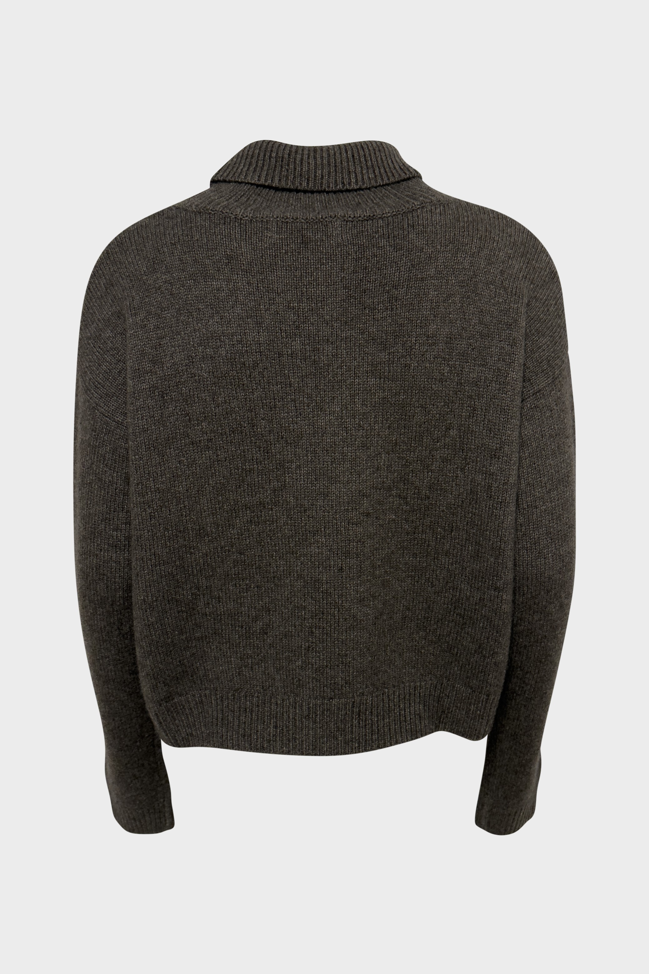 FLONA Cashmere Turtleneck Sweater Taupe