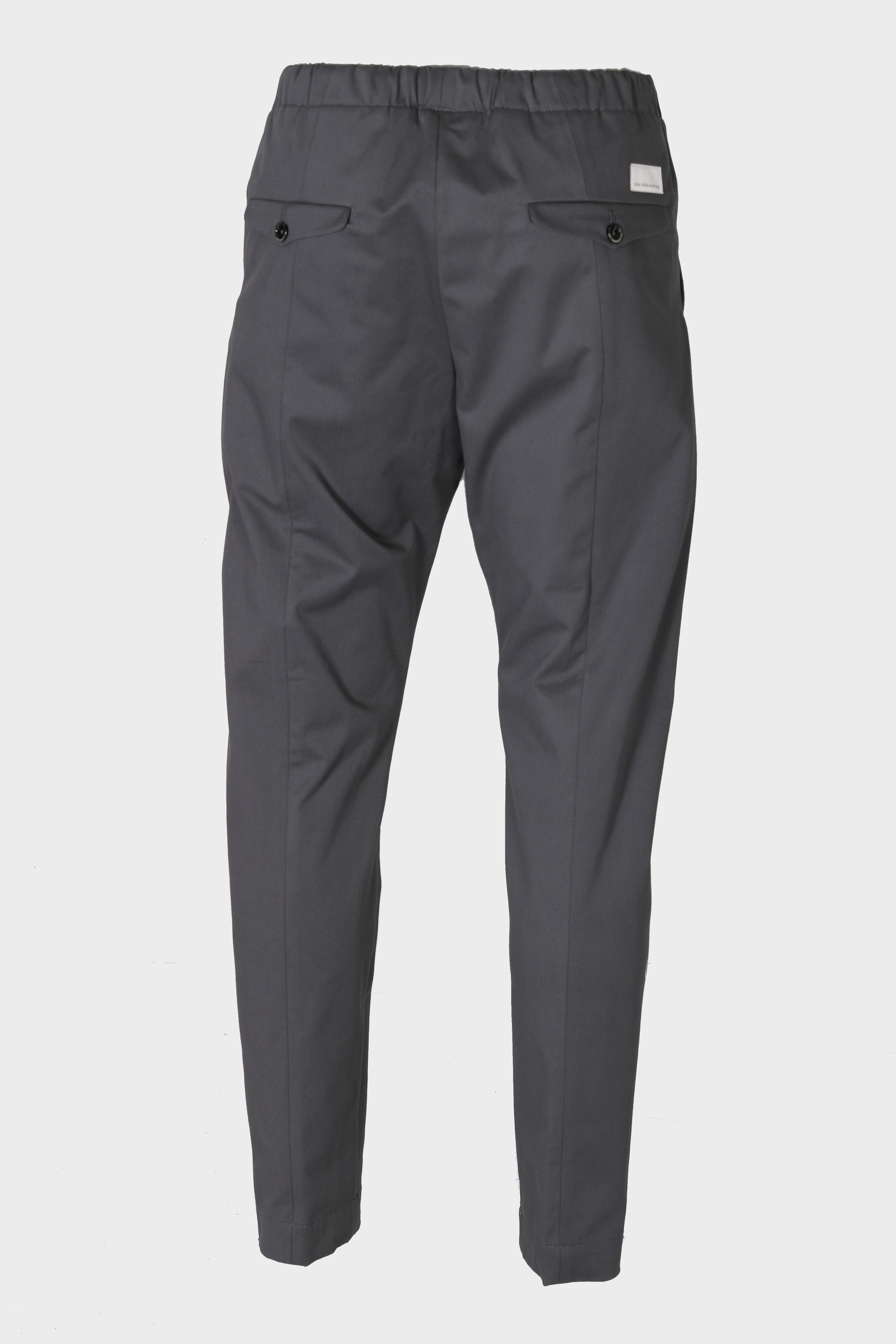 NINE:INTHE:MORNING Mirco Soft Cotton Stretch Pant in Dark Grey