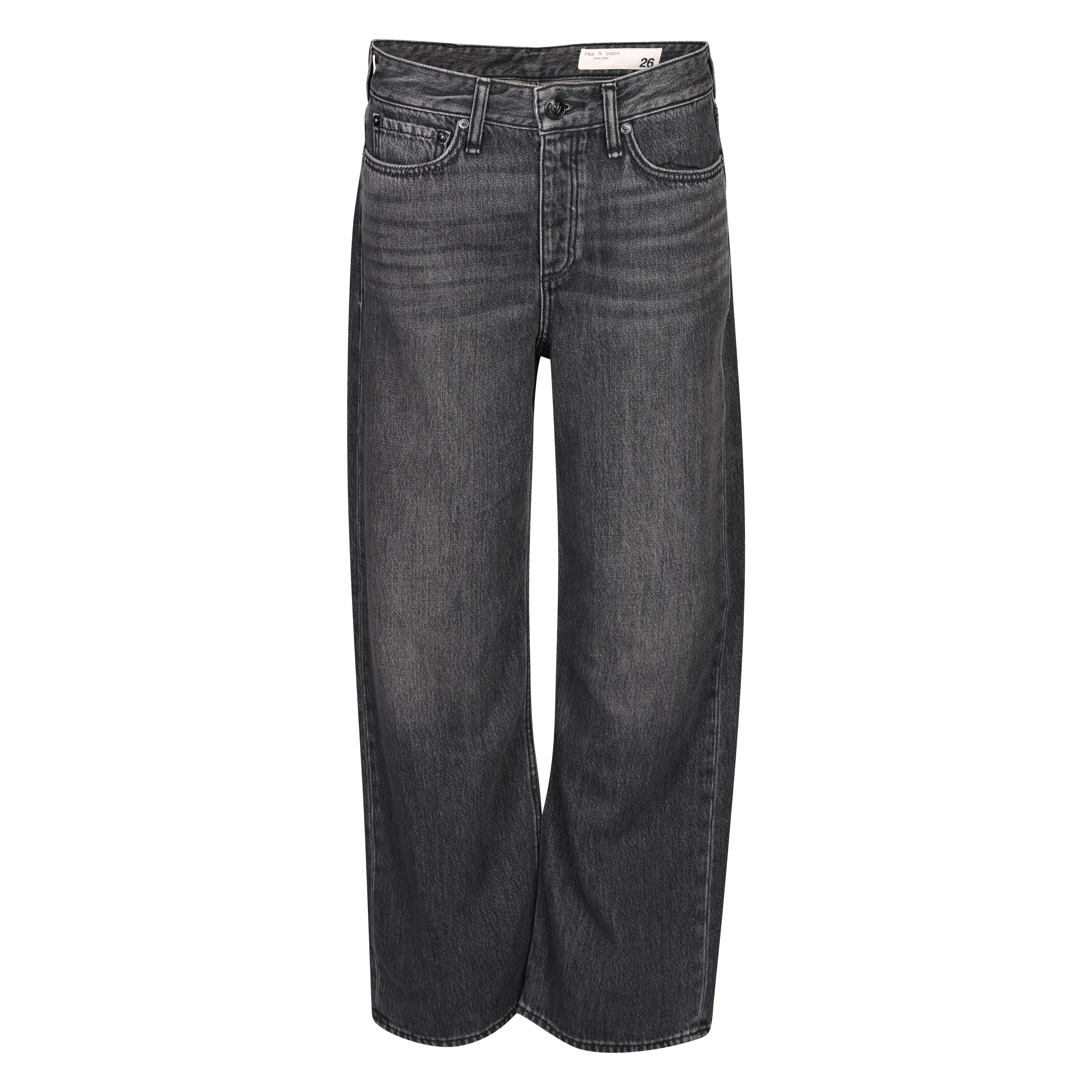 Rag & Bone Broken in Denim Logan in Onyx