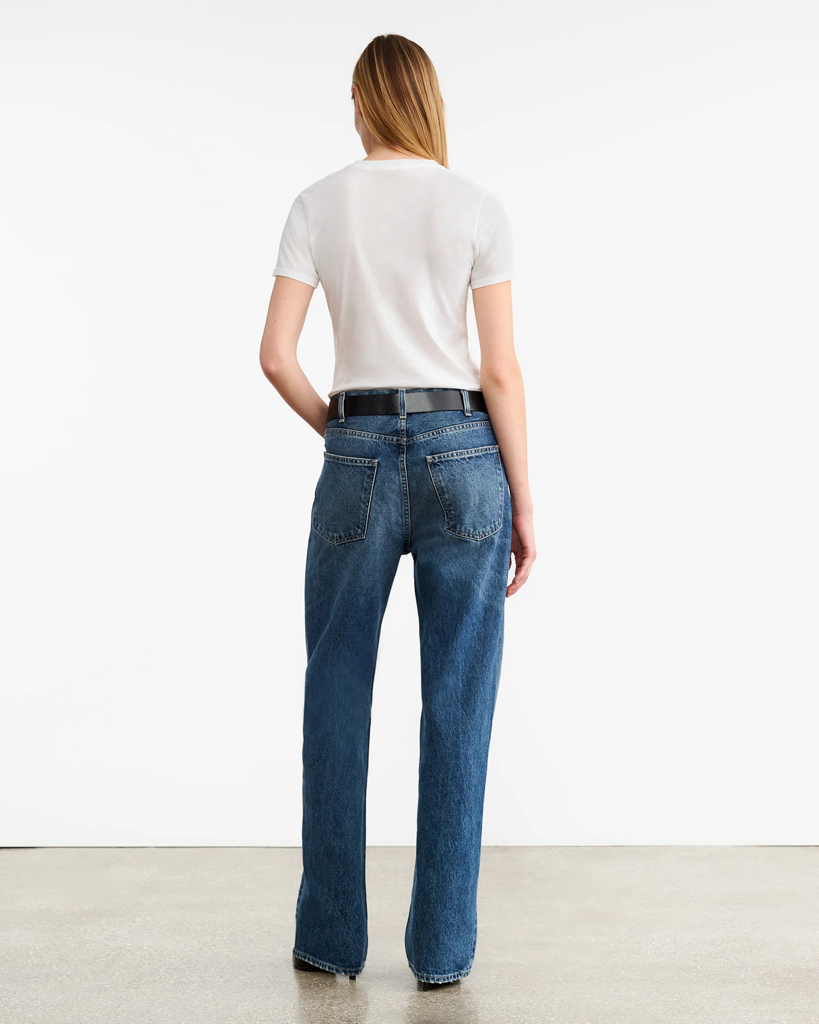 NILI LOTAN Mariela Crewneck T-Shirt in White NILI LOTAN Mariela Crewneck T-Shirt in White