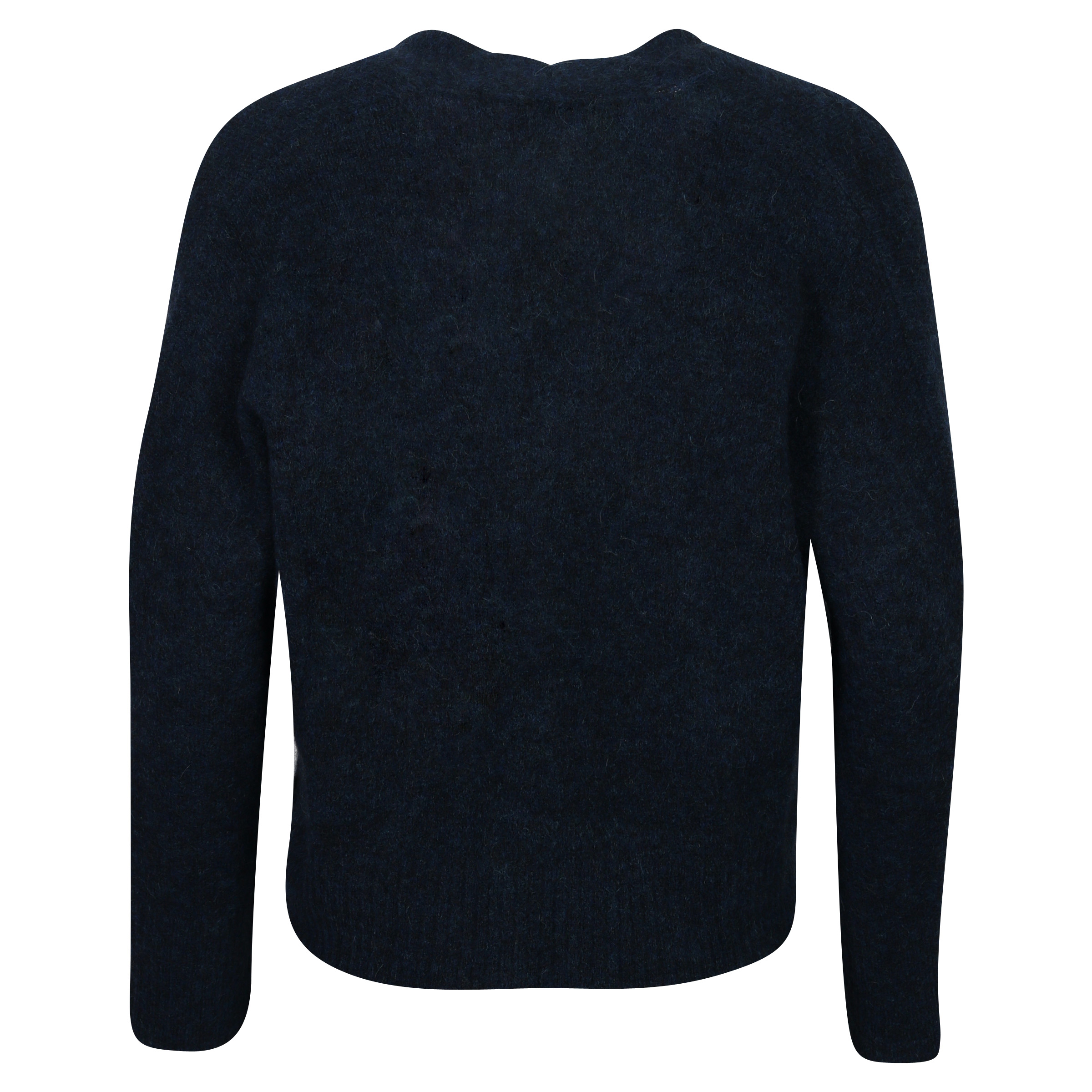 Transit Par Such Fluffy Knit Cardigan Blue Melange