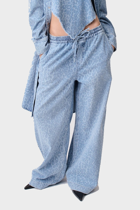 LALA BERLIN Denim Pant in Blue Leo L