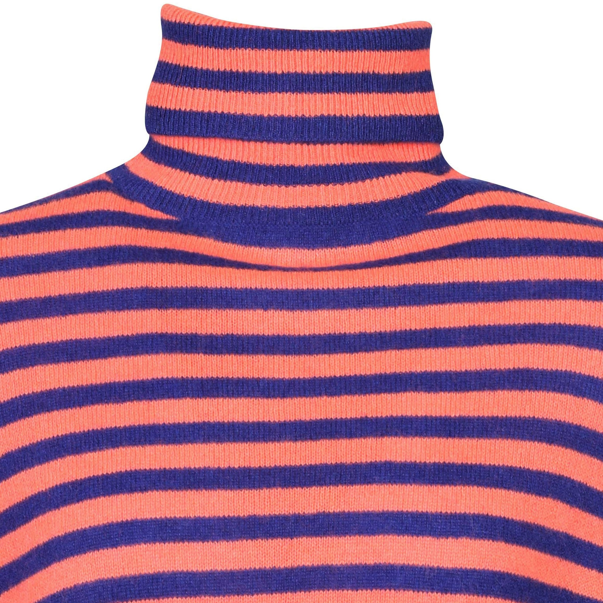 Absolut Cashmere Joanna Turtle Neck in Outrem/Corail Fluo